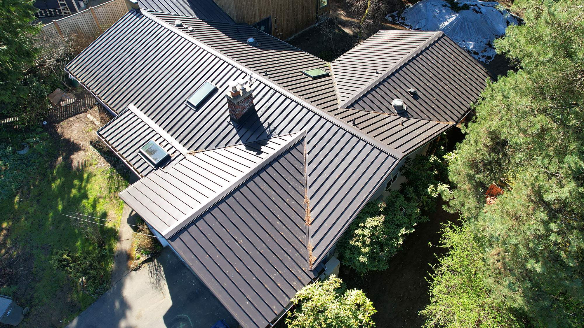 Residential Roofing Installation using Metal by Roofing Formula LLC