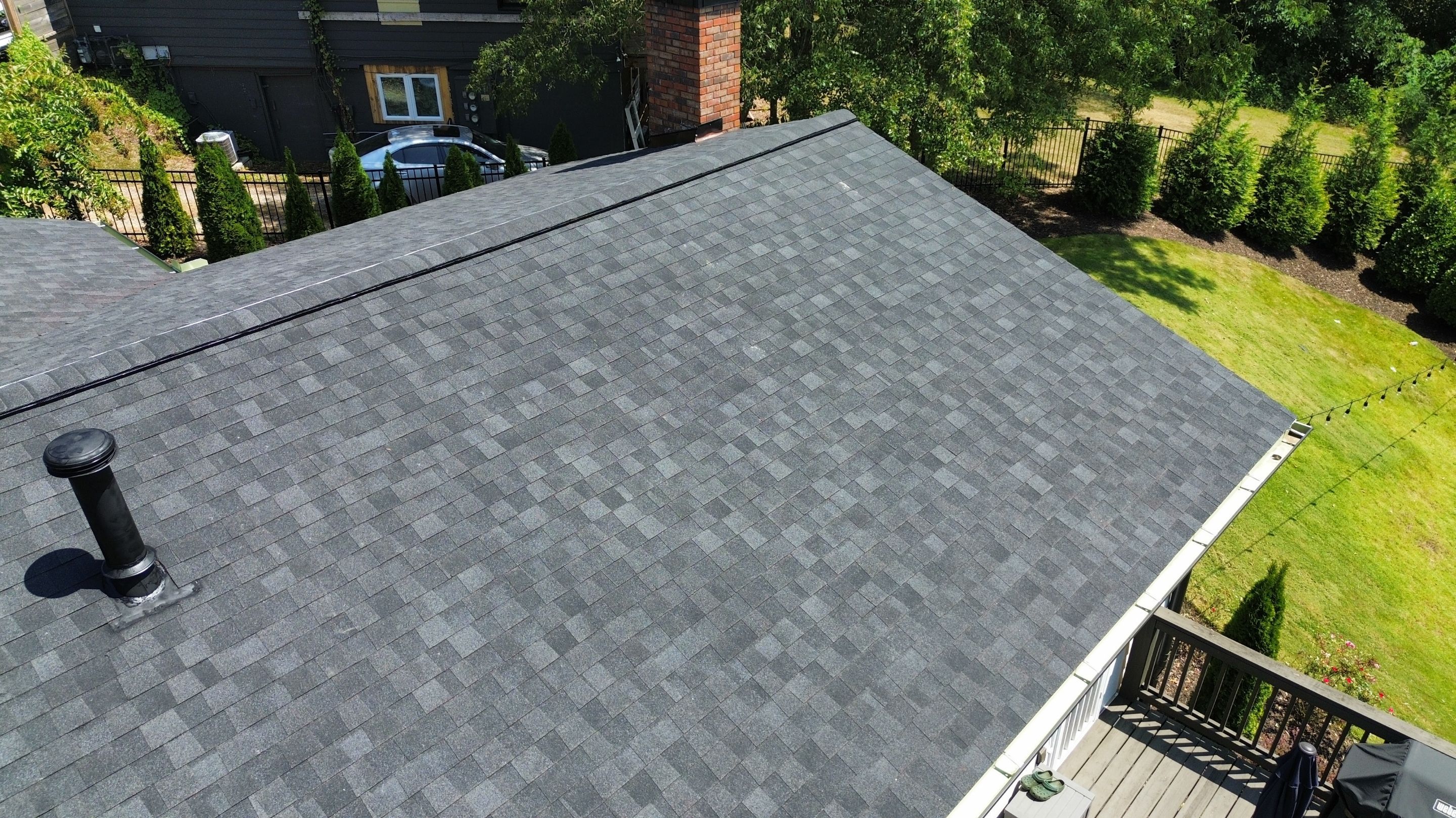 Cumming, GA Roof Replacement CertainTeed Landmark Charcoal Black by Reset Roofing