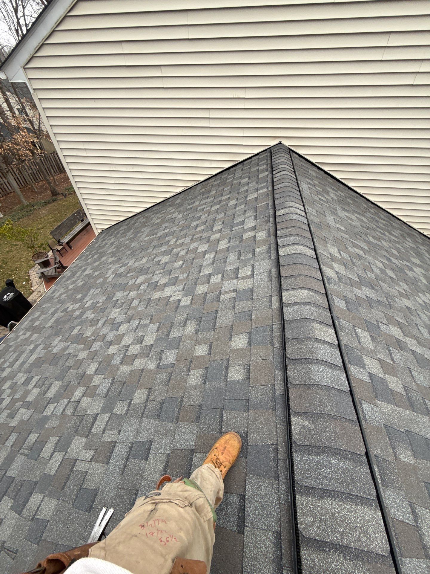 Fairfax Station :Residential Roof Replacement with CertainTeed Landmark Pro in Max Def Drift Wood  by RM Banning, Inc.