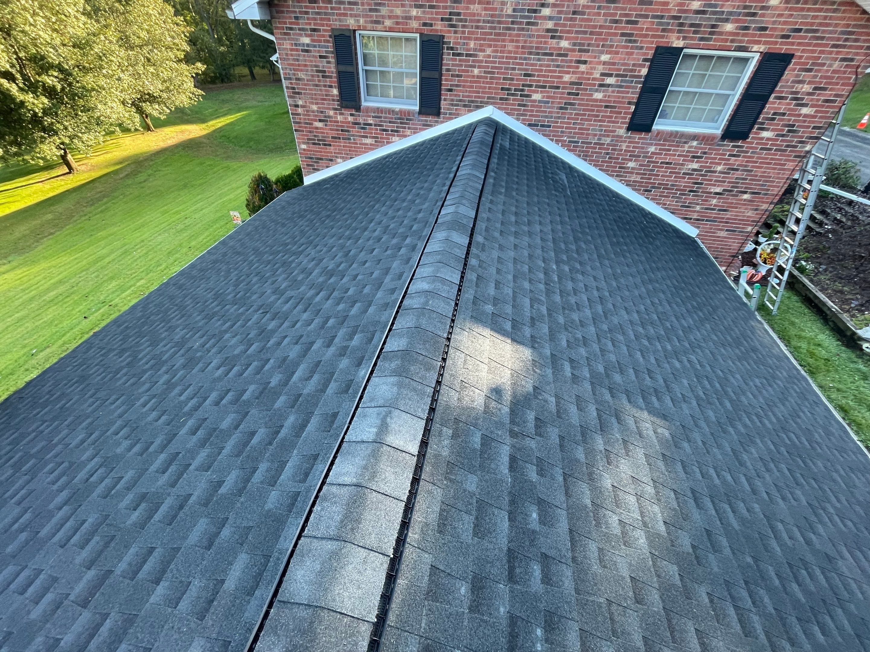 Residential Roofing Installation using GAF Timberline HDZ, Black by Rainstoppers Roofing