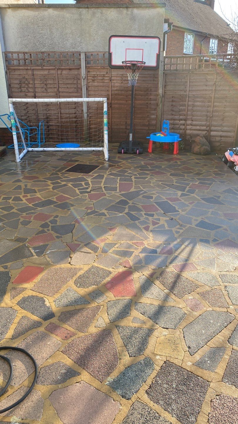 Roof - Driveway - Patio Clean using Honda 15lpm Low Pressure Washing Machine by Ges Exterior Cleaning ltd