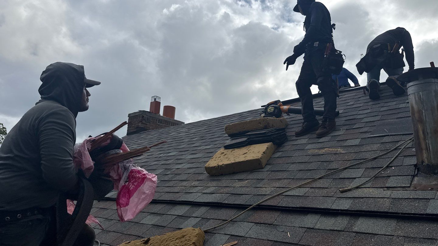 Roof Replacement using Owens Corning Colonial Slate by 180 Contractors