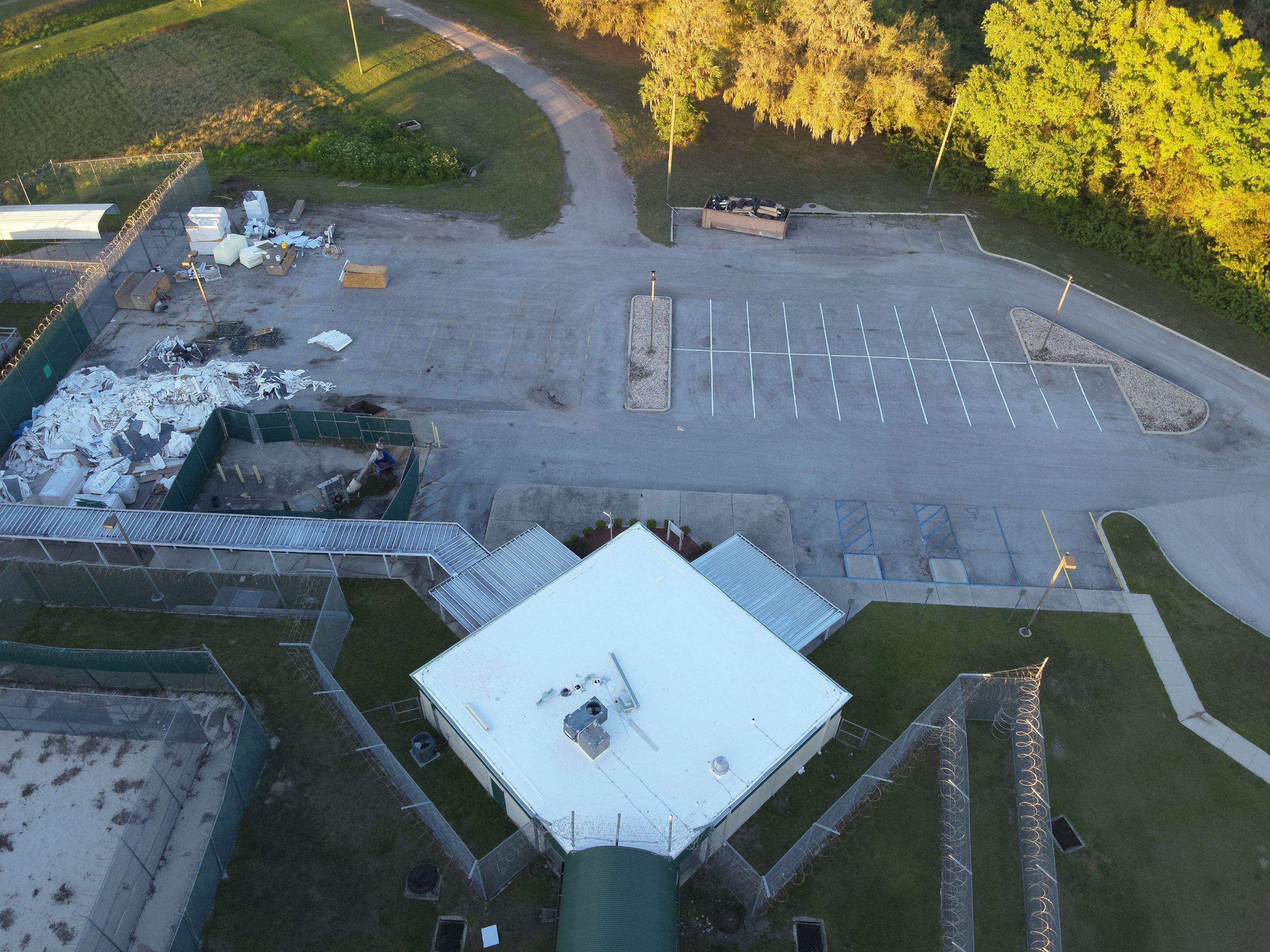 Polk County Jail - Roof Replacement by 1st Class Roofing, Inc.