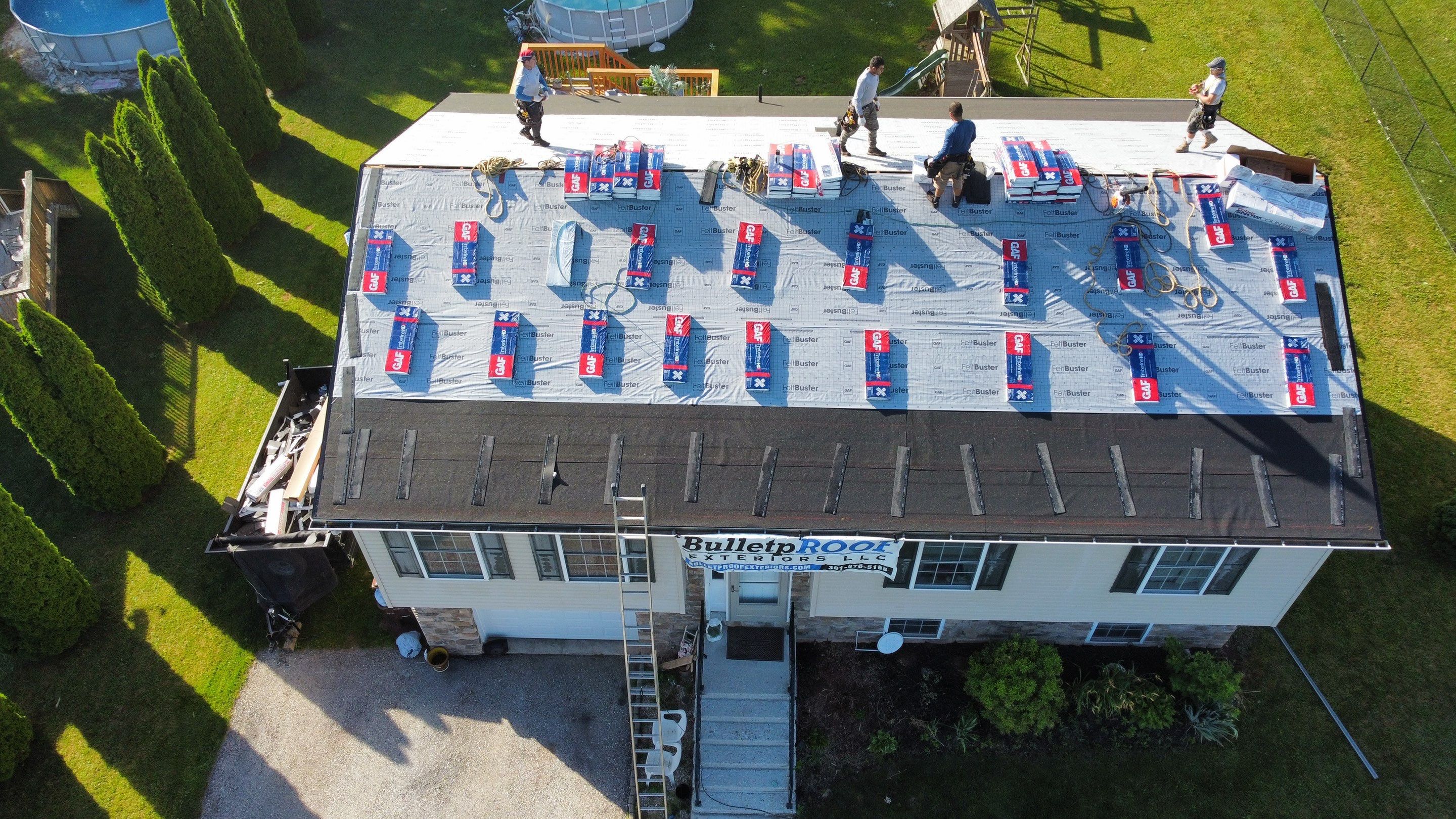 New BulletpROOF+ Lifetime Roofing System due to wind damage. by BulletpROOF Exteriors
