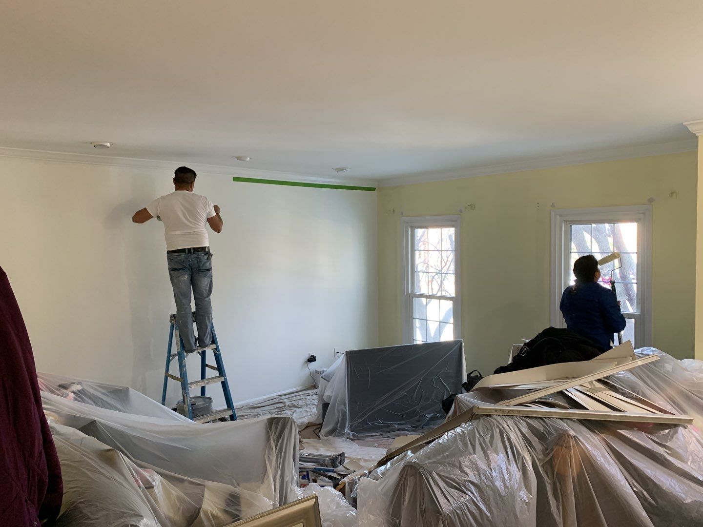 Wall & Cabinets Painting by Greenspring Construction Services