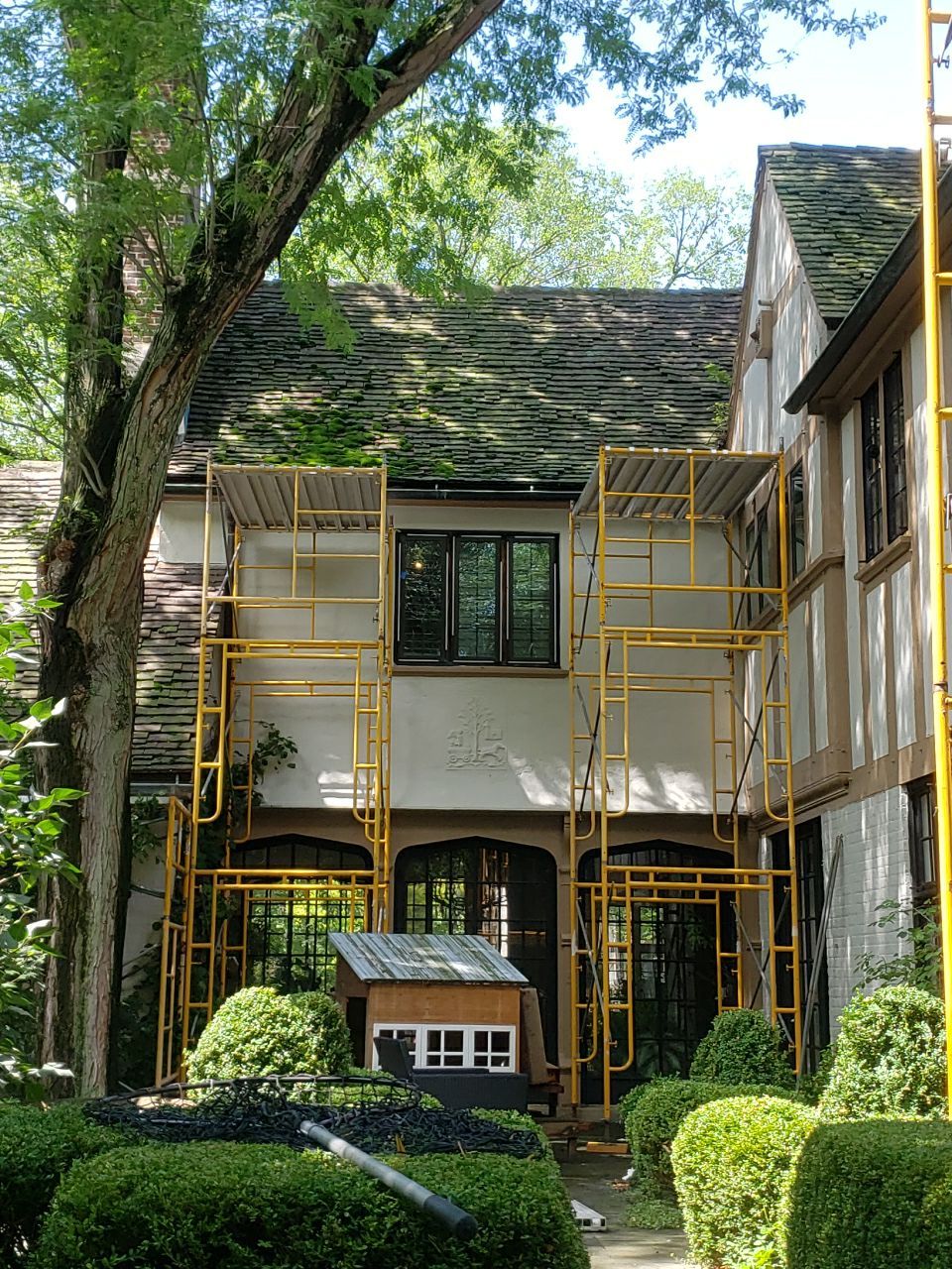 Ludowici Roof Installment and Half Round Copper Gutter Replacement  by Custom Installations