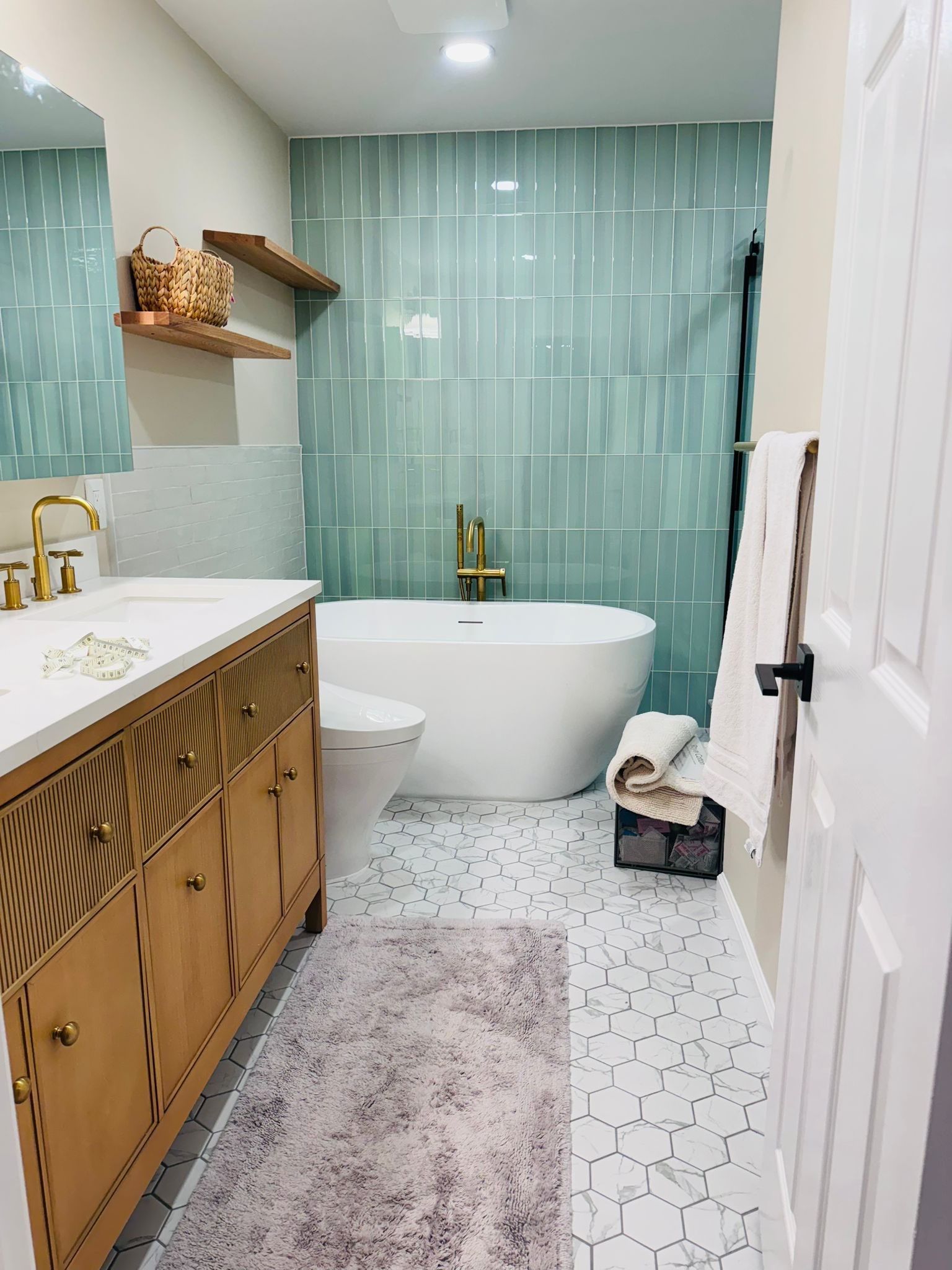 Bathroom Remodel using Tile by Home Concepts Construction