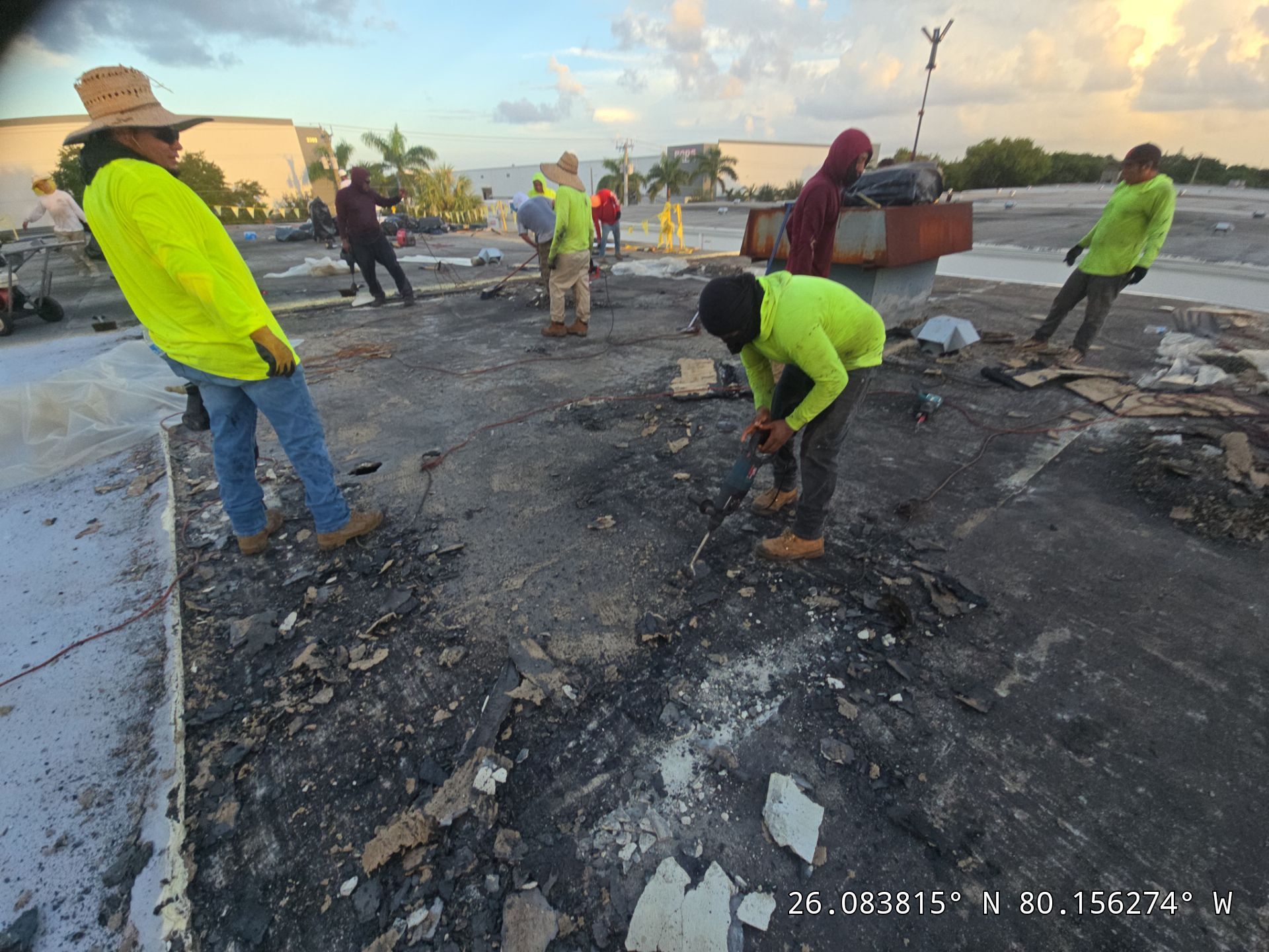 Fort Lauderdale Commercial Roof Restoration with Spray Foam and Silicone Coating by Roof King LLC