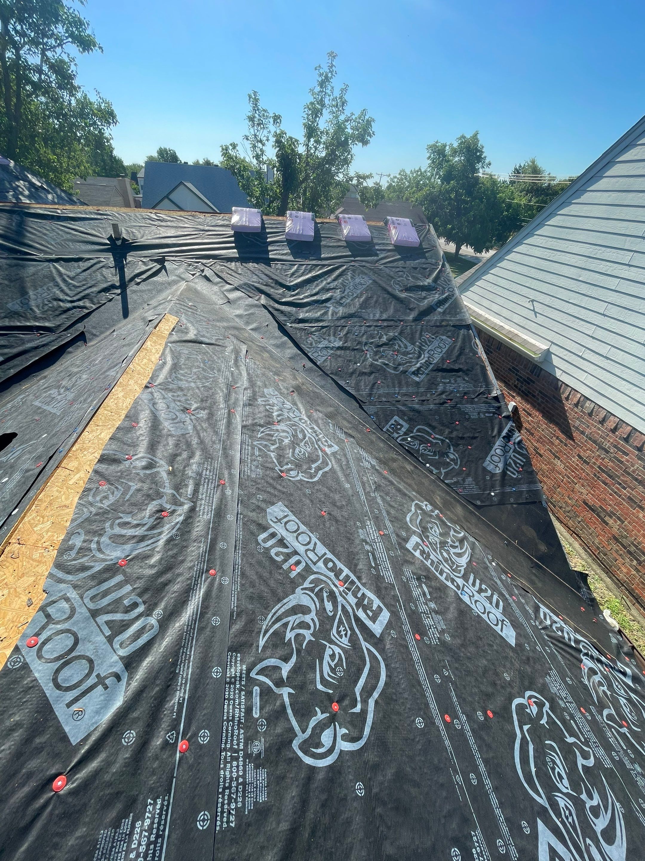 Paid for by Insurance Reroof. by Berry Good Roofing 