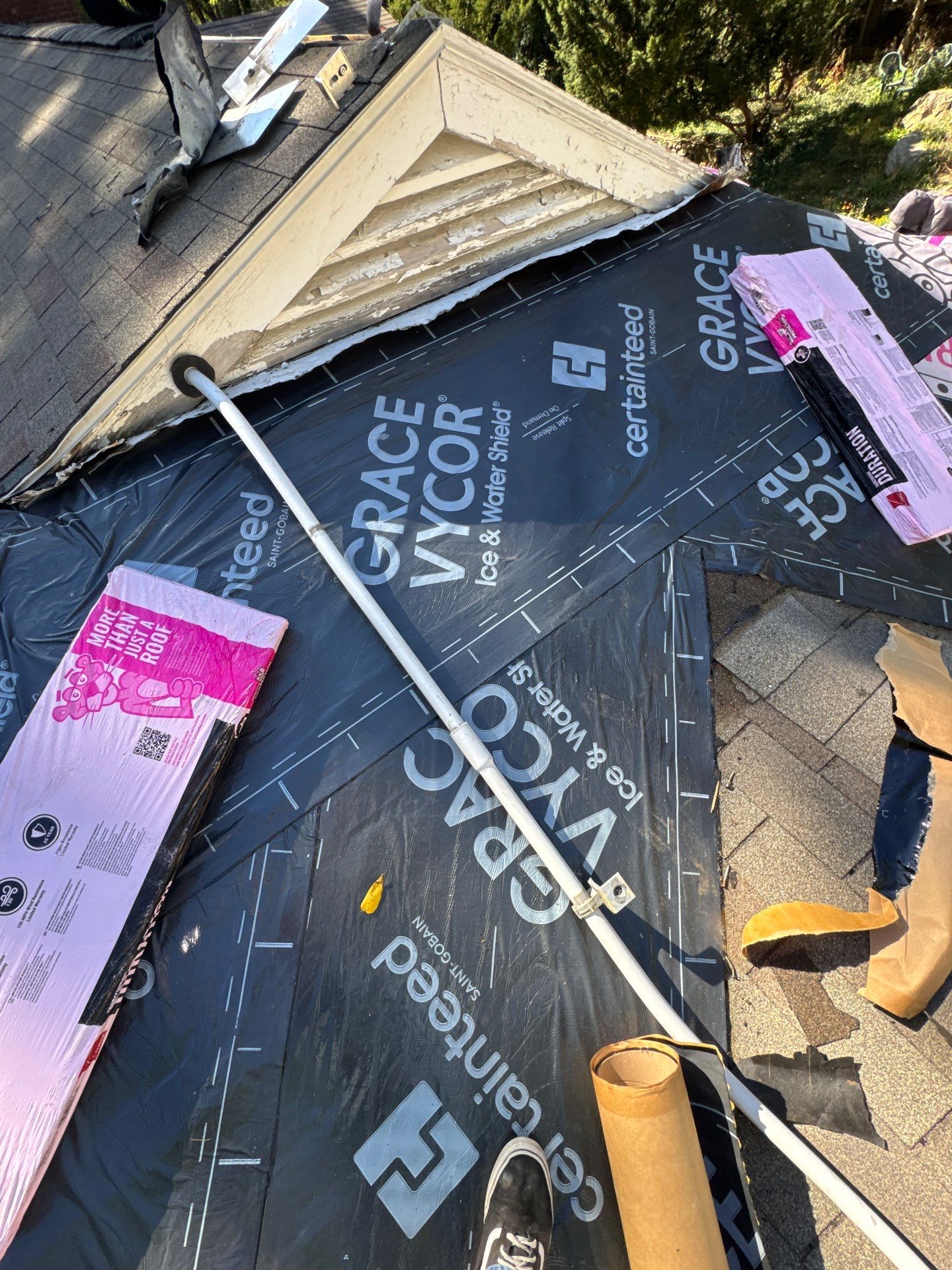 Full Roof Replacement – House & Garage | Belmont, MA by Mighty Dog Roofing of Greater Middlesex County