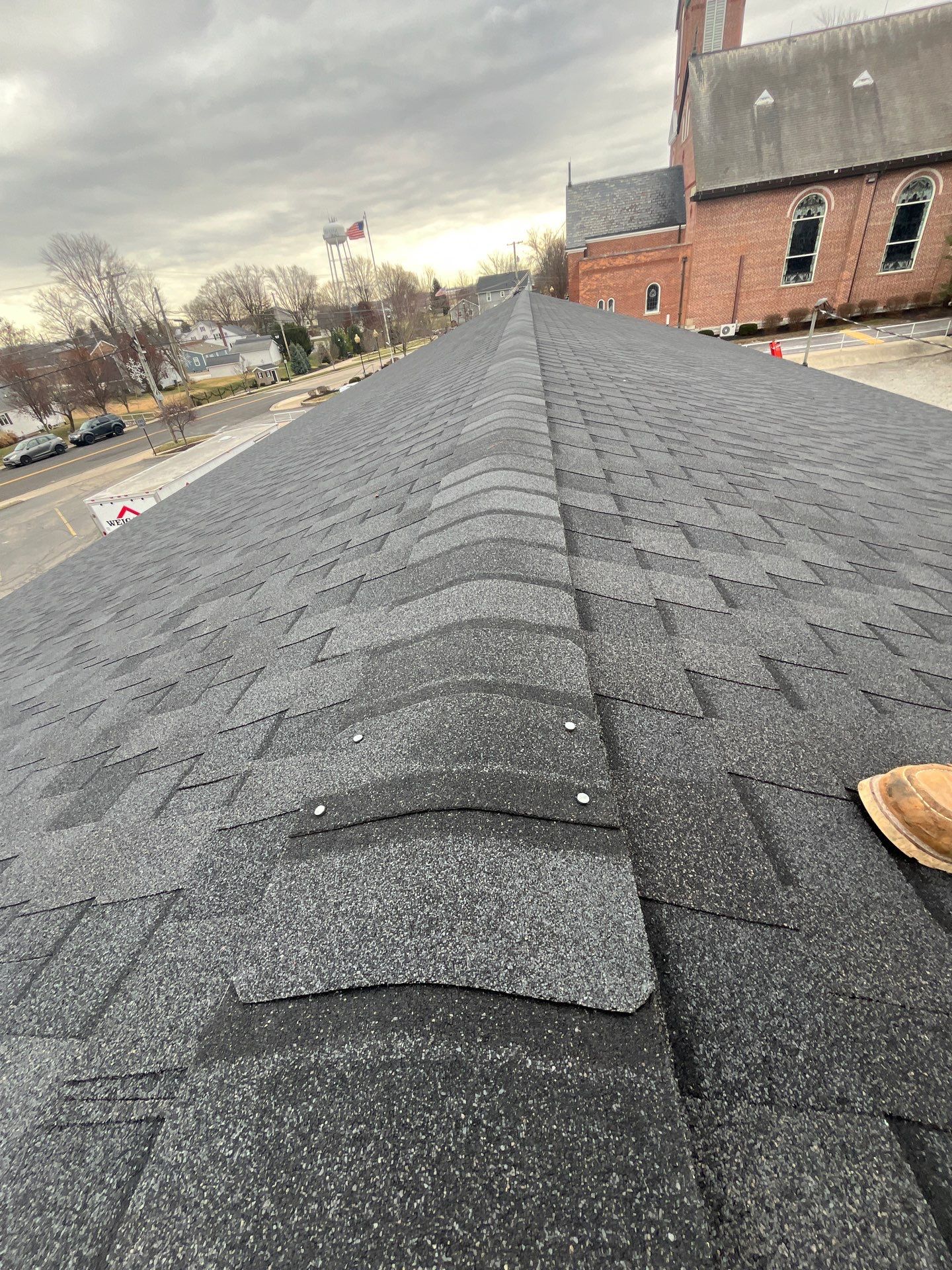 Commercial Roofing Installation using GAF Timberline HDZ Slate by Nitro Roofing and Construction