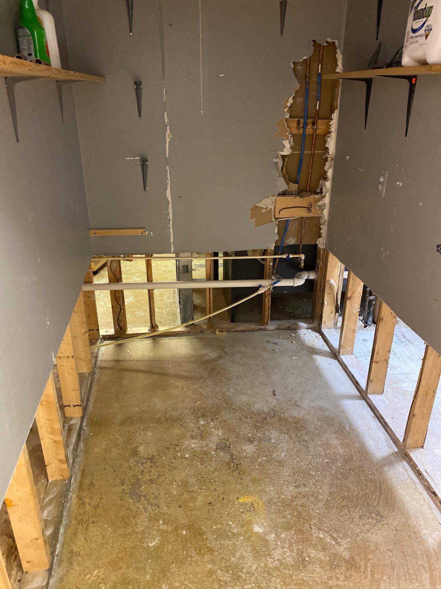 Project in Commerce Twp by EzDry Water Mitigation & Property Restoration