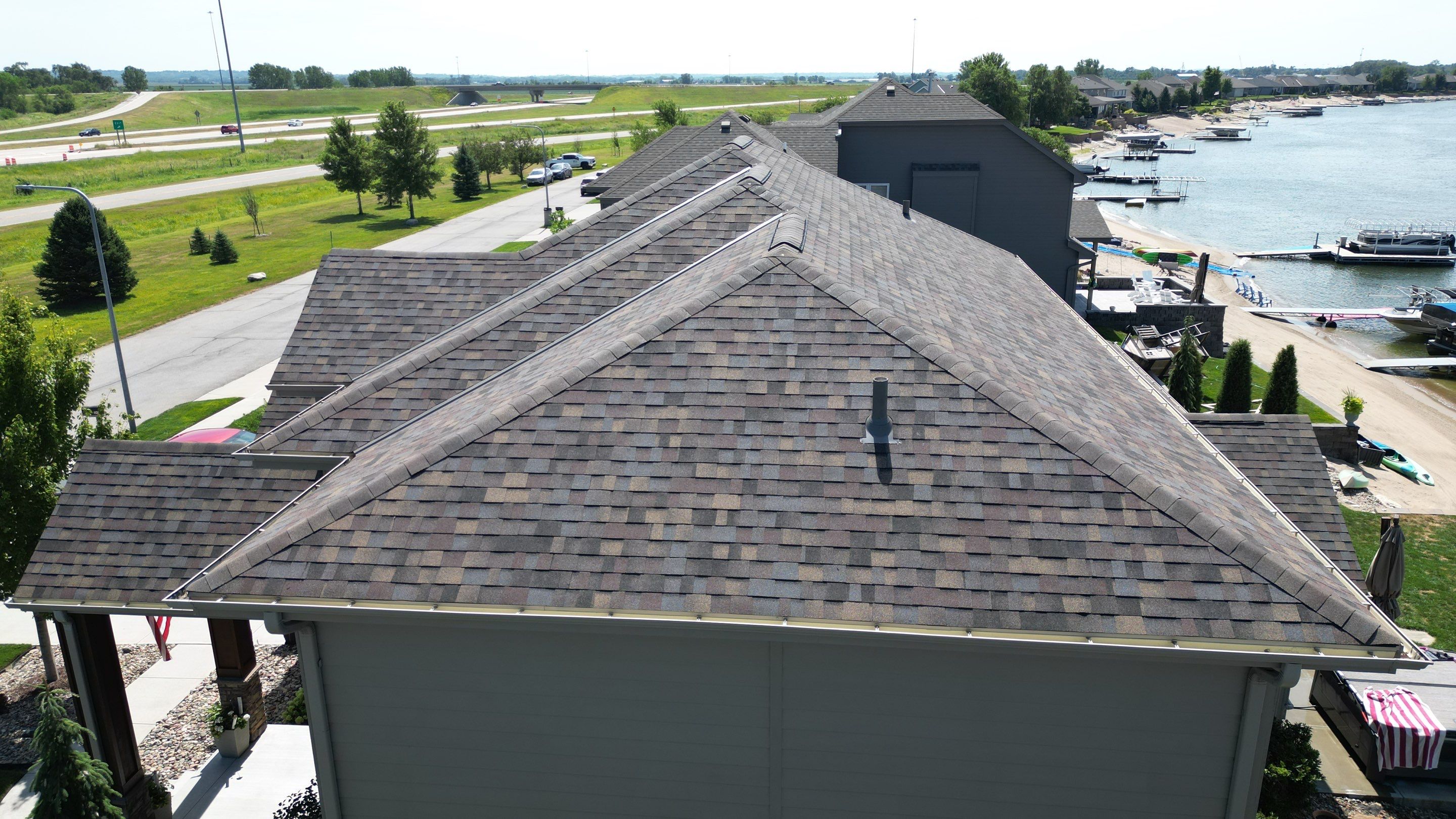 Residential Roofing Installation using Owens Corning Duration Summer Harvest by Lightning Exteriors