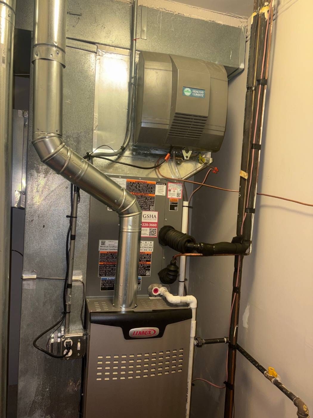 Lennox SL280V Furnace & EL21KLV Heat Pump Installation with Aeroseal & Duct Cleaning – Chicago, IL | GSHA Services, LTD by GSHA Services LTD