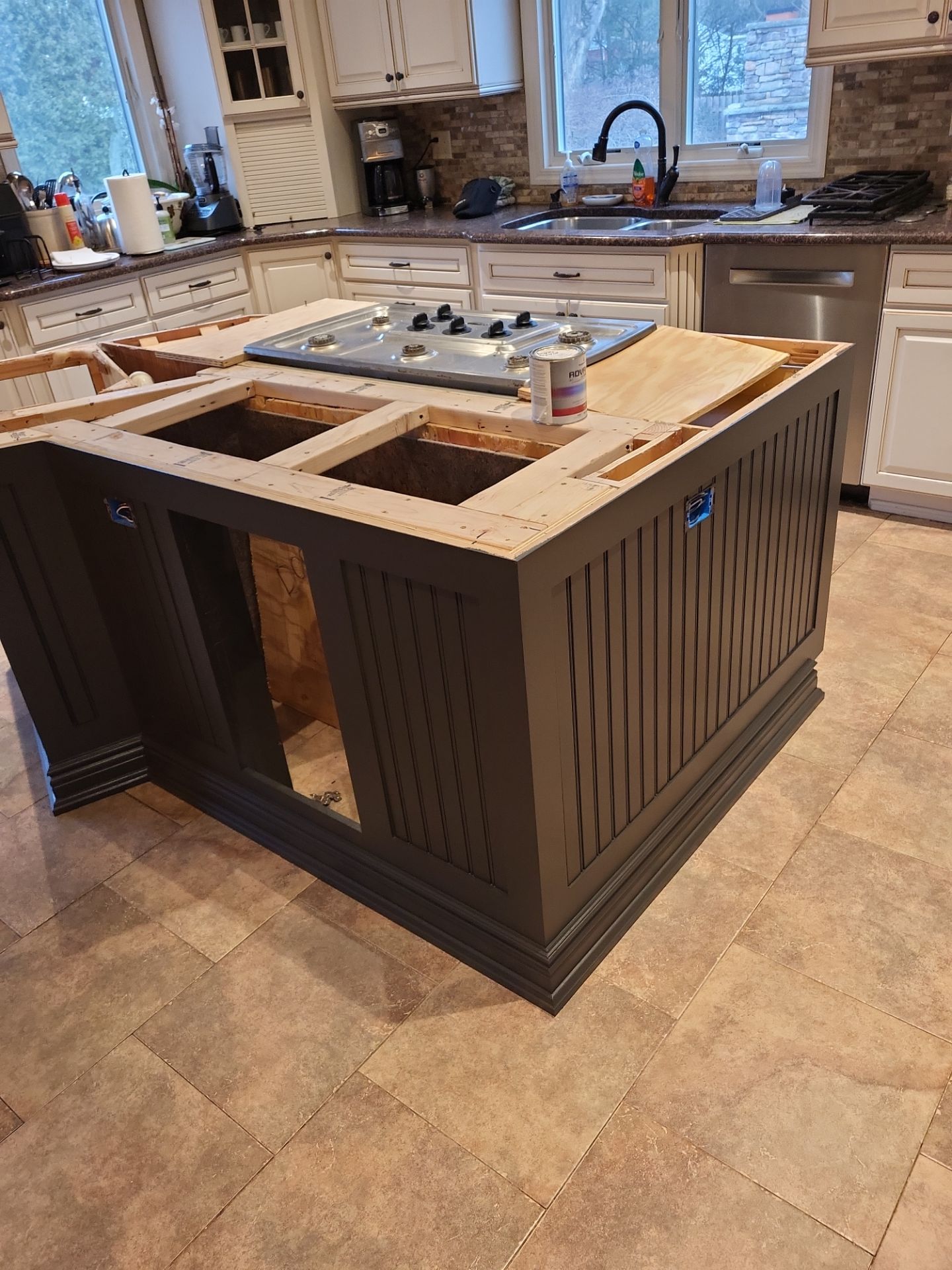 Custom Island Remodel by Spectrum Painting, LLC