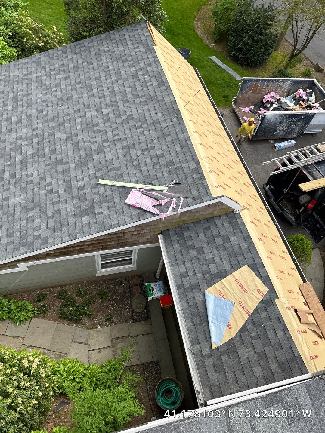 Residential Roofing Installation using Owens Corning TruDefinition Duration - Estate Gray by A Plus Exterior