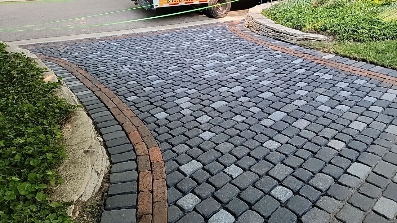 Glencoe, IL brick paver clean sand seal, repair, and reseal by Northern Power Washing LLC.
