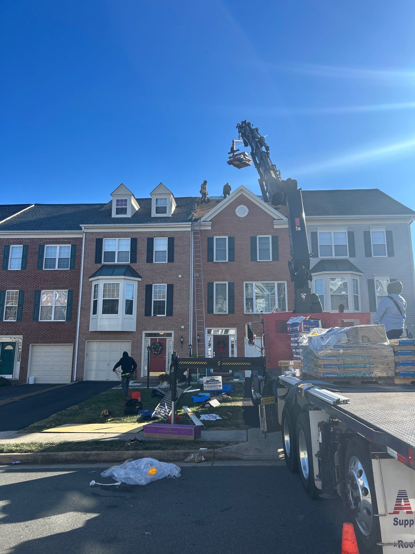 Bristow: Residential Roof Replacement with CertainTeed Landmark Pro in Max Def Colonial Slate by RM Banning, Inc.