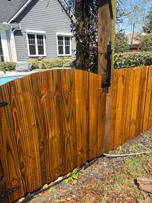 Fence using Wood Sealant
