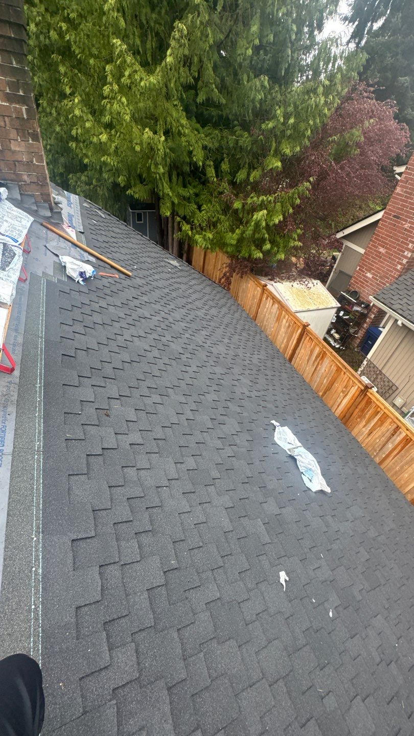 Residential Roofing Installation using GAF UHDZ Shingles by Roofing Formula LLC