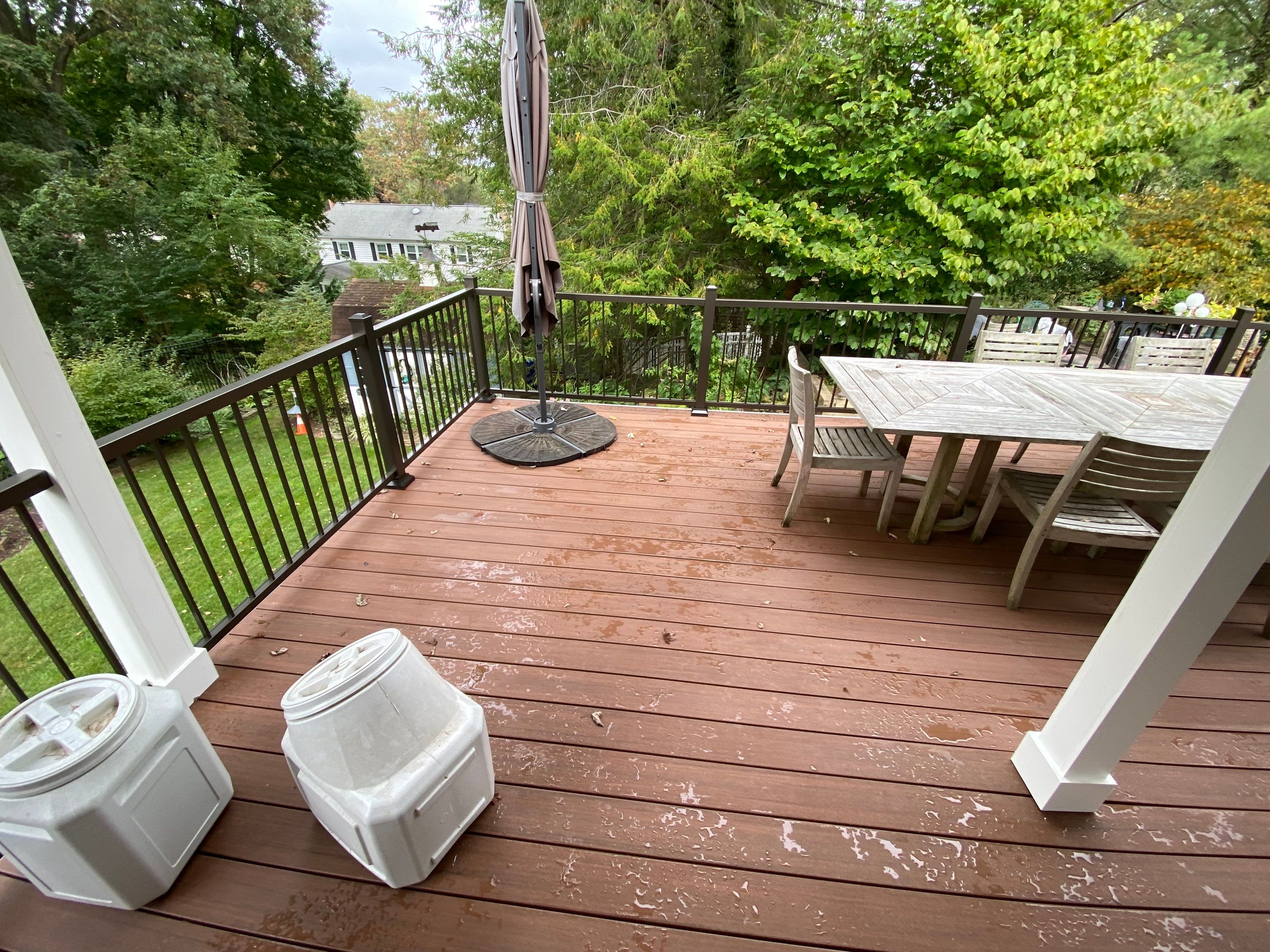 Deck Transformation using Timbertech & Azek by The Smet Companies, LLC
