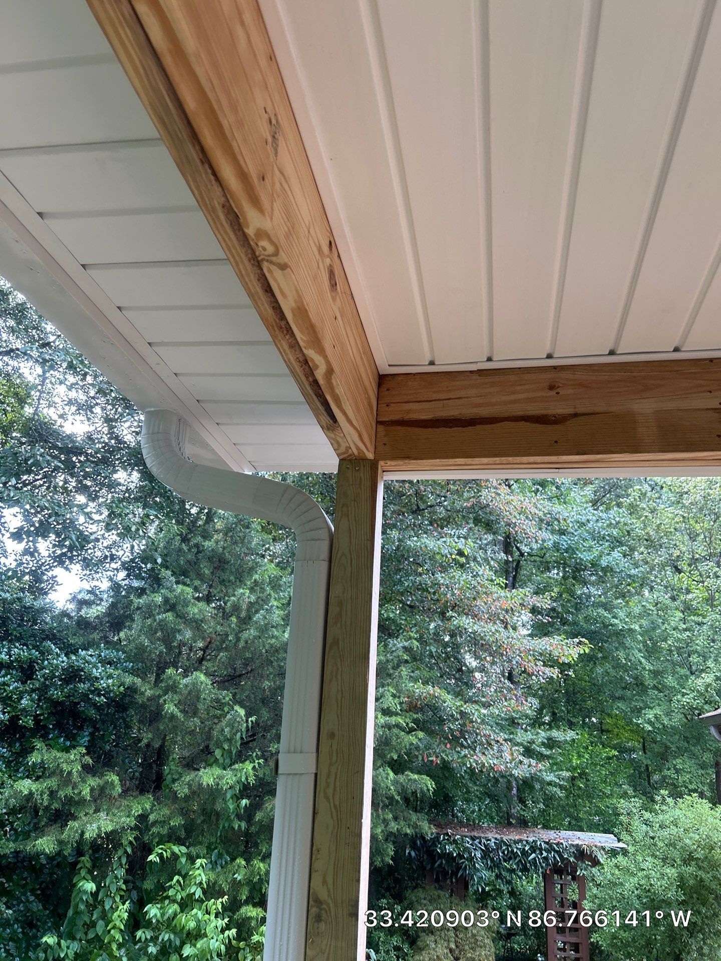 Deck Roof System Replacement in Vestavia Hills (Charcoal) by The Roofing Dudes