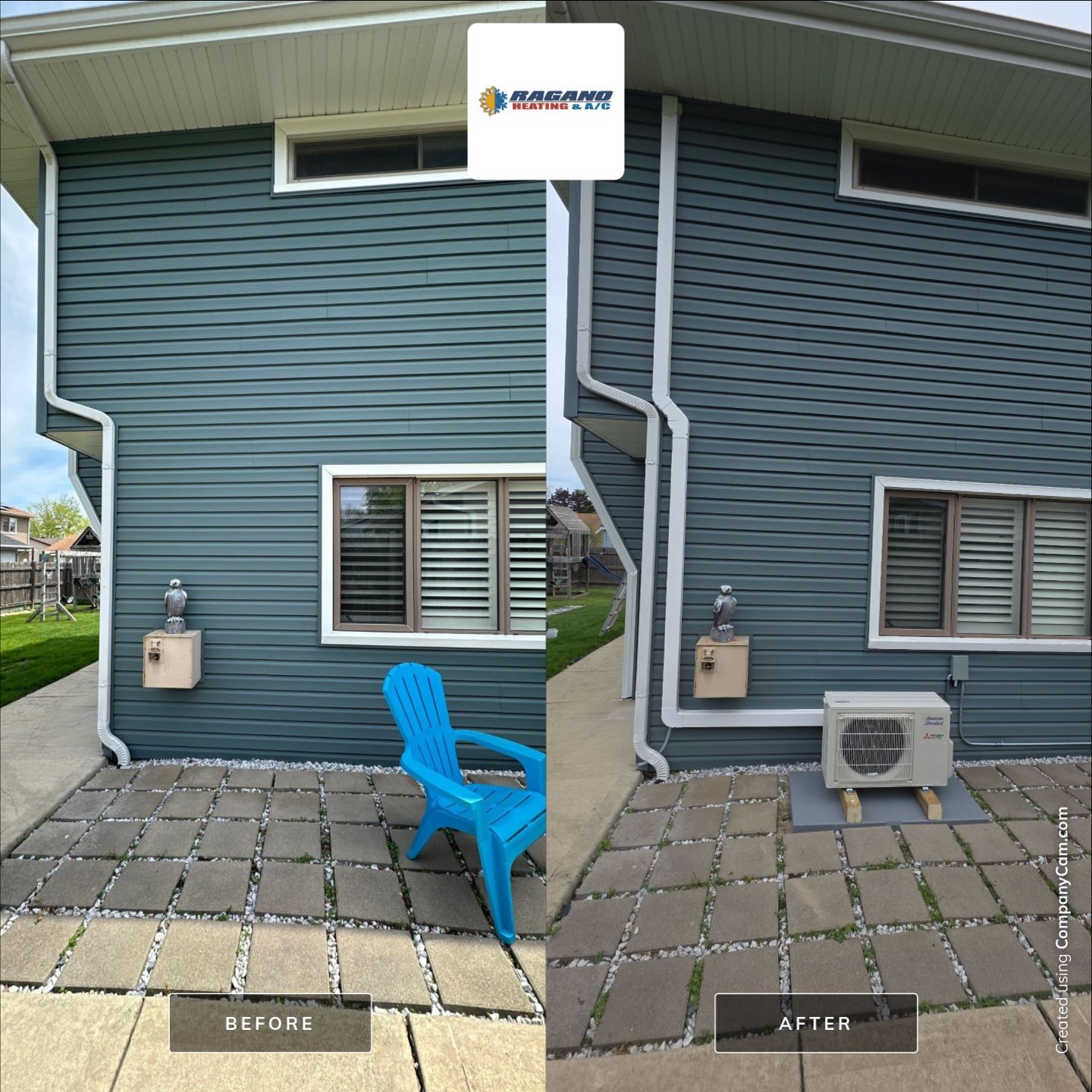 Mitsubishi 9k Hyper Heat Ductless System with Indoor Wall Unit by Ragano Heating & Air Conditioning Inc