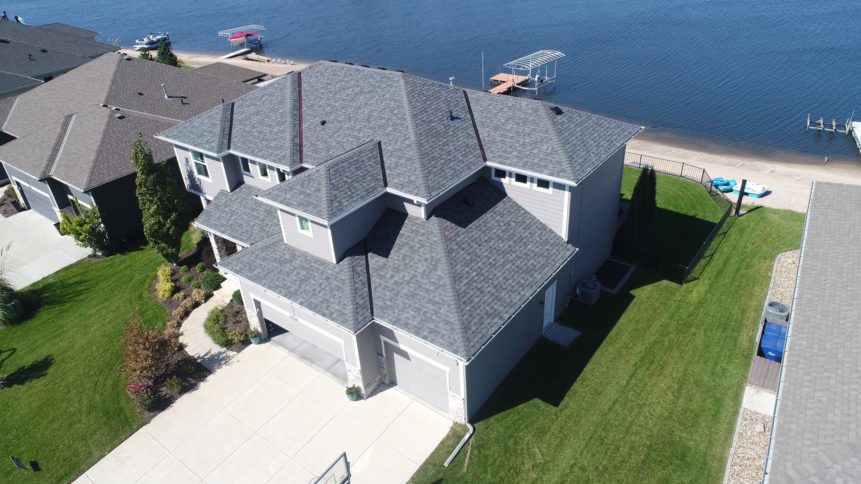 Residential Roofing Installation using Asphalt Shingles by Lightning Exteriors