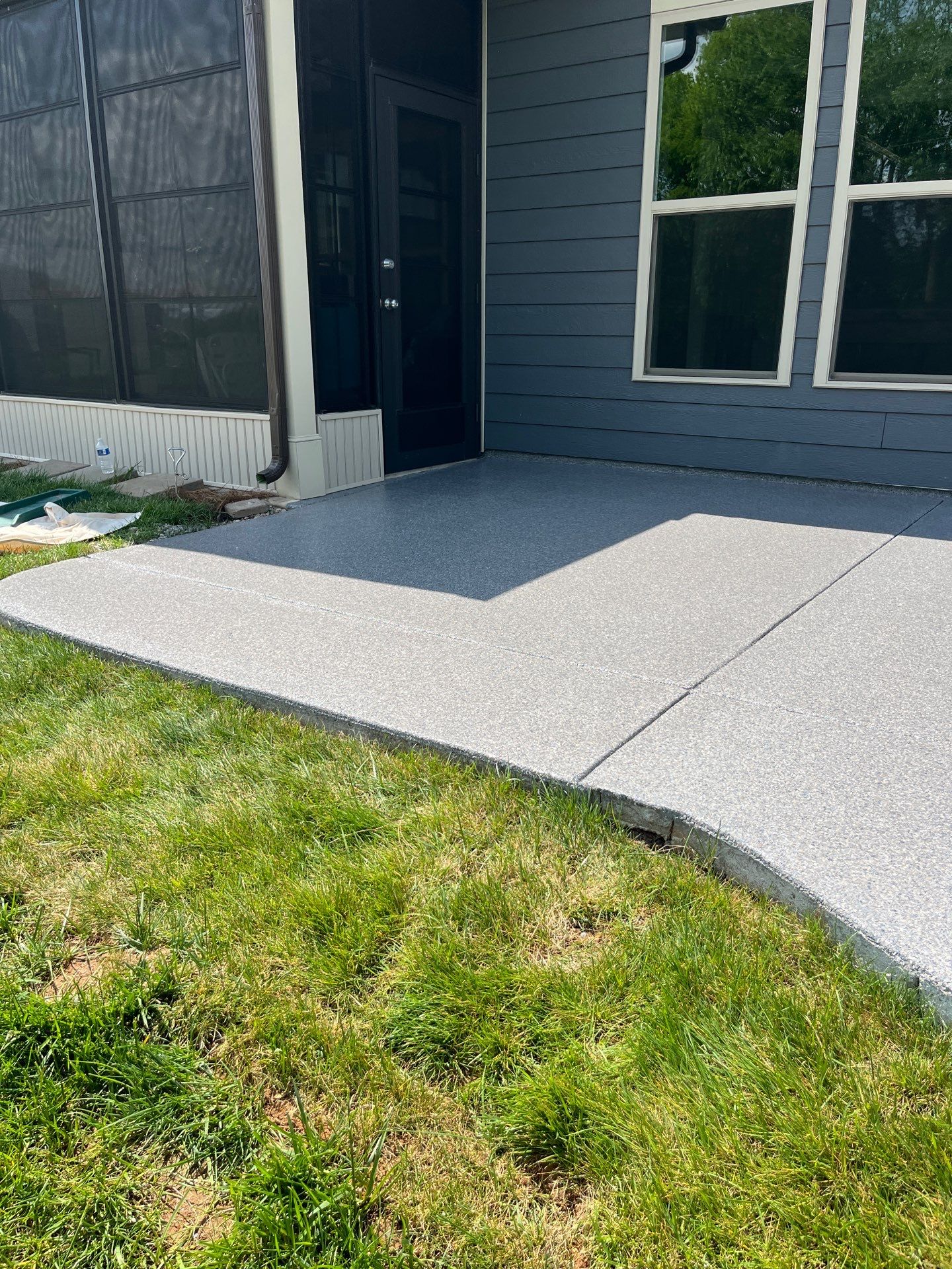 Patio Floor Coating using Briar by My Garage Floor Guys