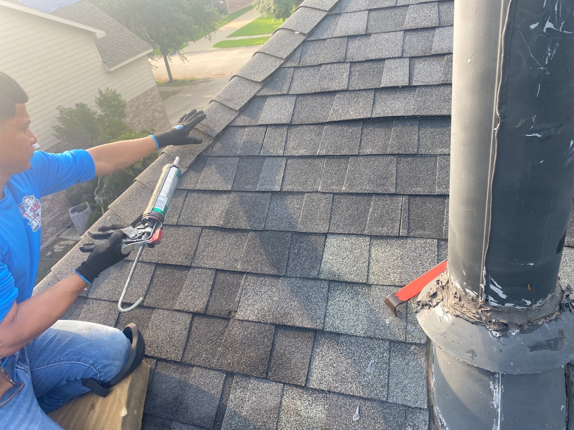Residential Roofing Repair using Owen's Corning Duration (Lifetime) Shingles by Roof Repair Company