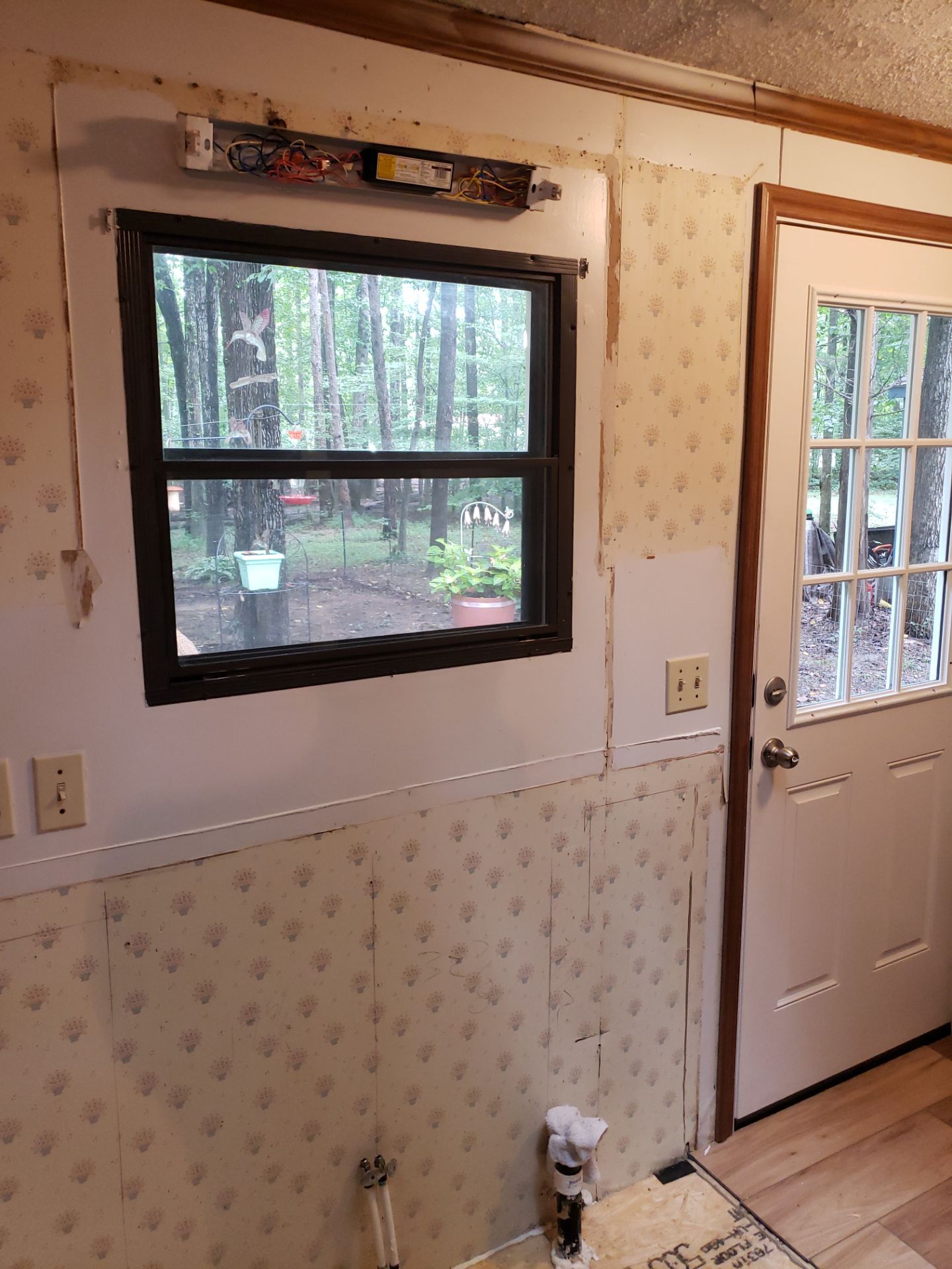 Stunning Kitchen Transformation with Raw Hickory Cabinets by A Step Above Handy LLC 