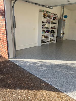 Garage Floor Coating using Cabin Fever