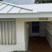 .032 Aluminum 1.5" Mechanical Seam Regal White  by Total Roofing System The Metal Roof Experts