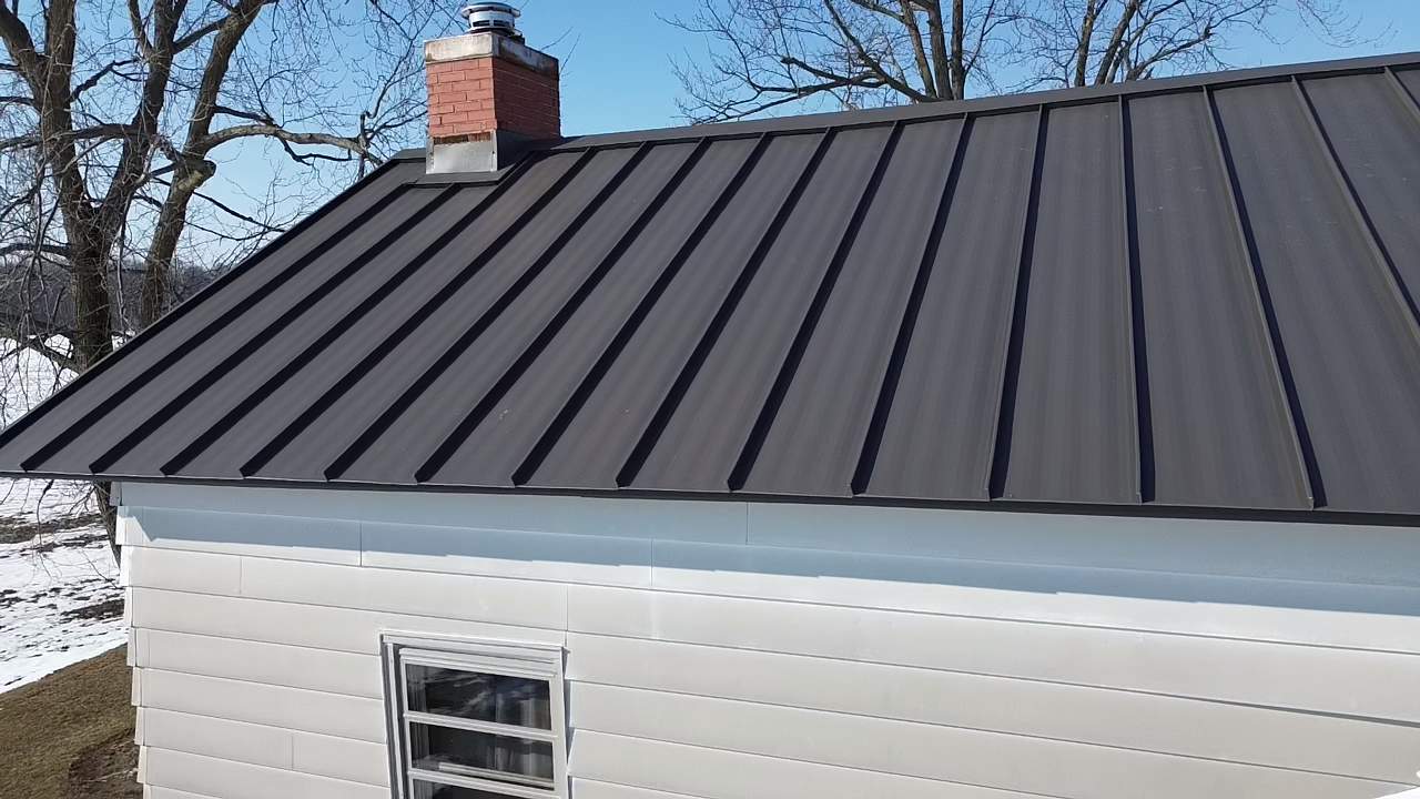 Mechanically Seamed Standing Seam Metal Roof in LaFontaine, Indiana Farmhouse Renovation by 4Ever Metal Roofing