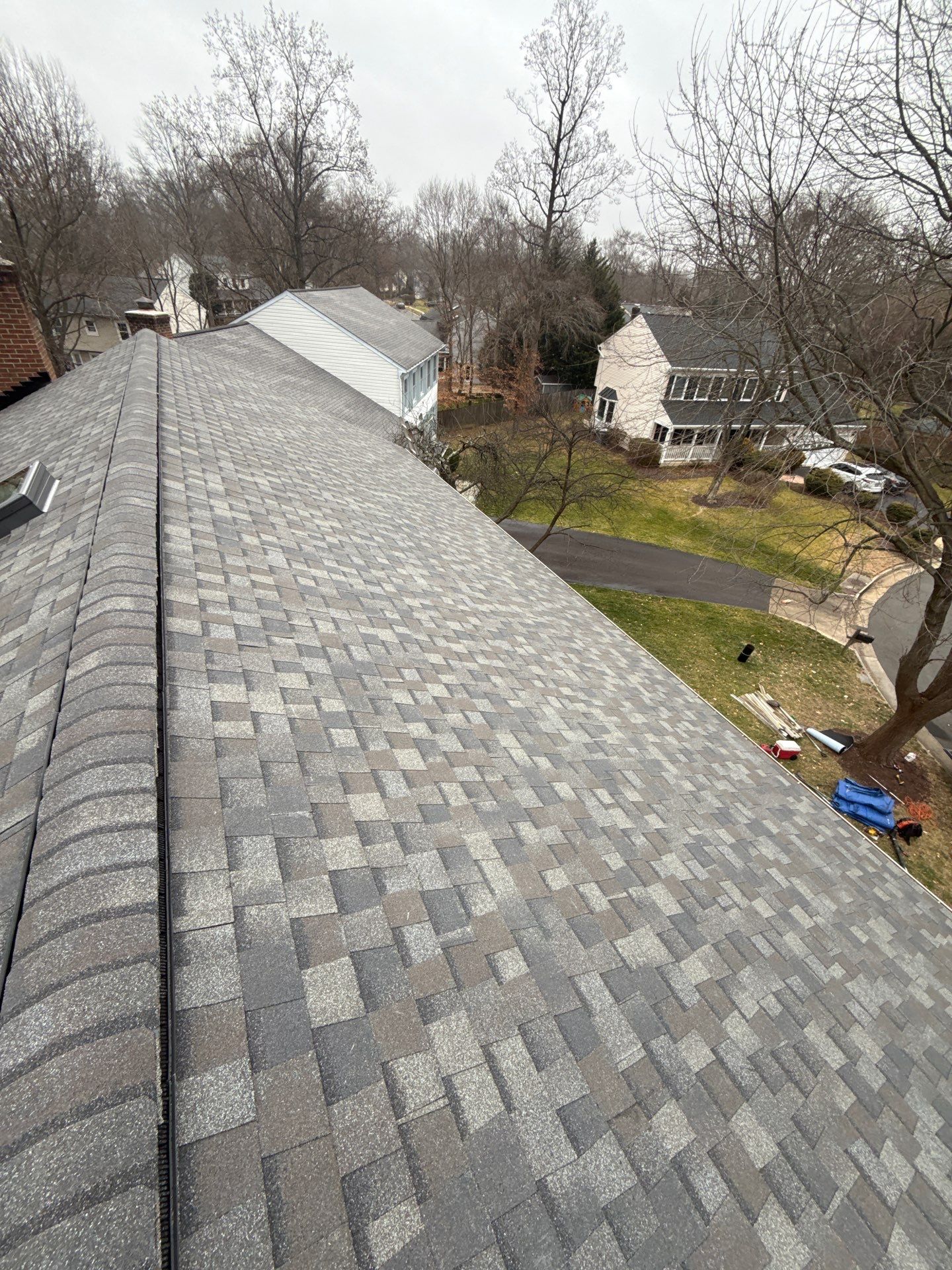 Fairfax Station :Residential Roof Replacement with CertainTeed Landmark Pro in Max Def Drift Wood  by RM Banning, Inc.