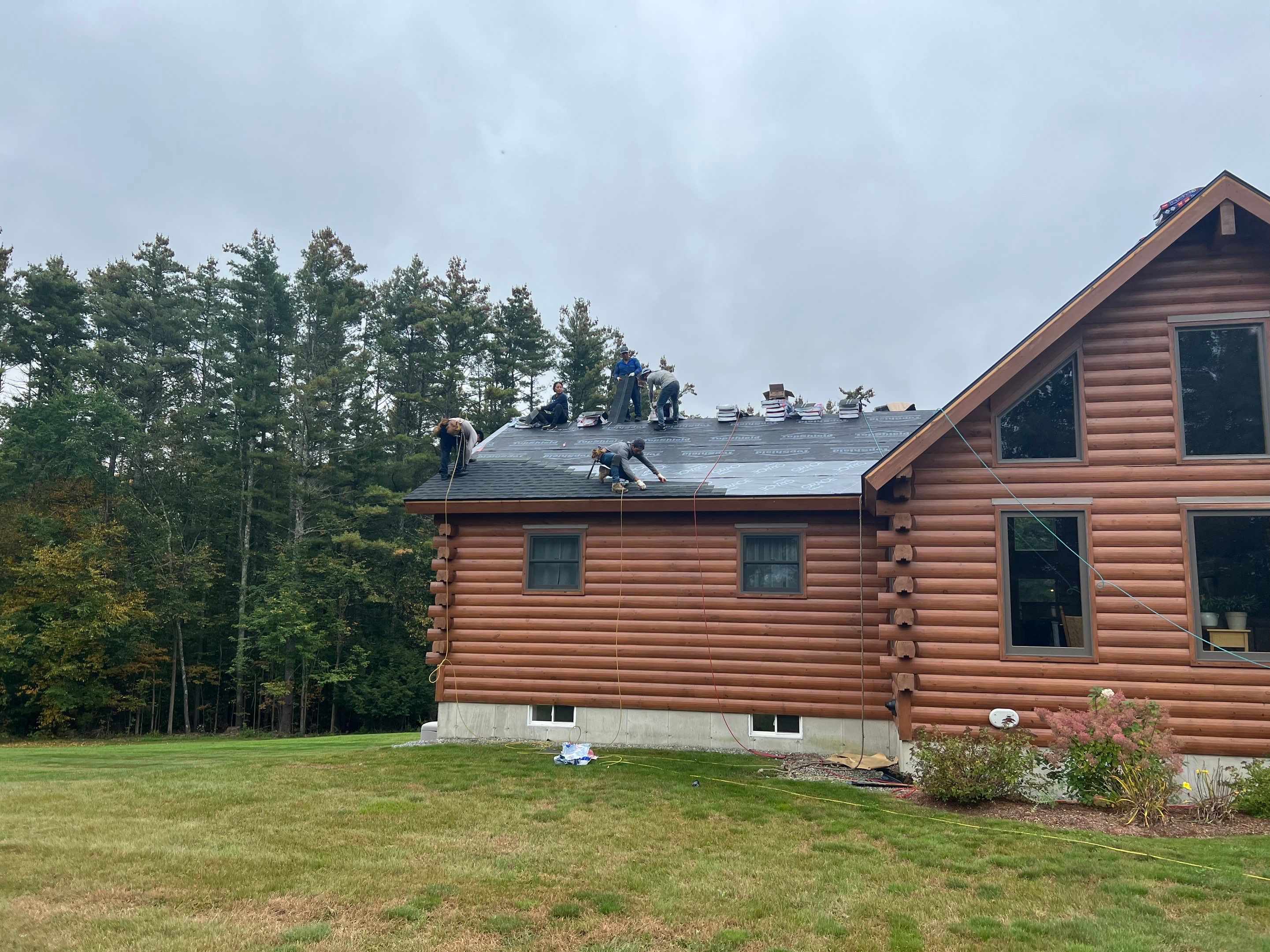 New Roof in Bow New Hampshire by Tall pine roofing