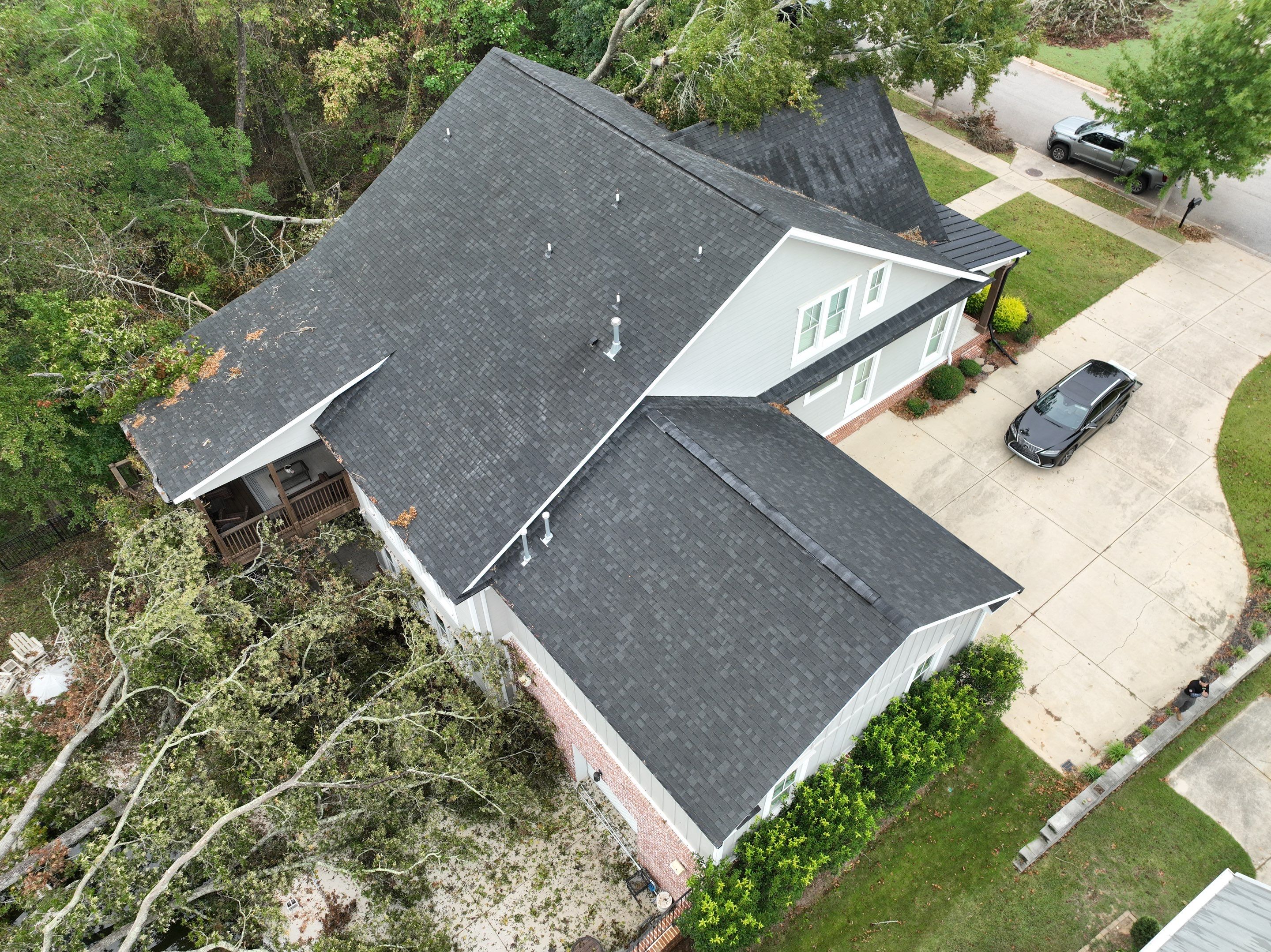 Leaning Oak Wy Augusta Roof Replacement  by Dom Roofing & Restoration