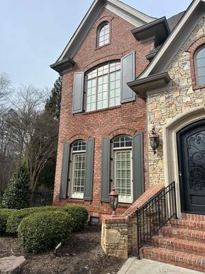 Exterior raised panel shutters