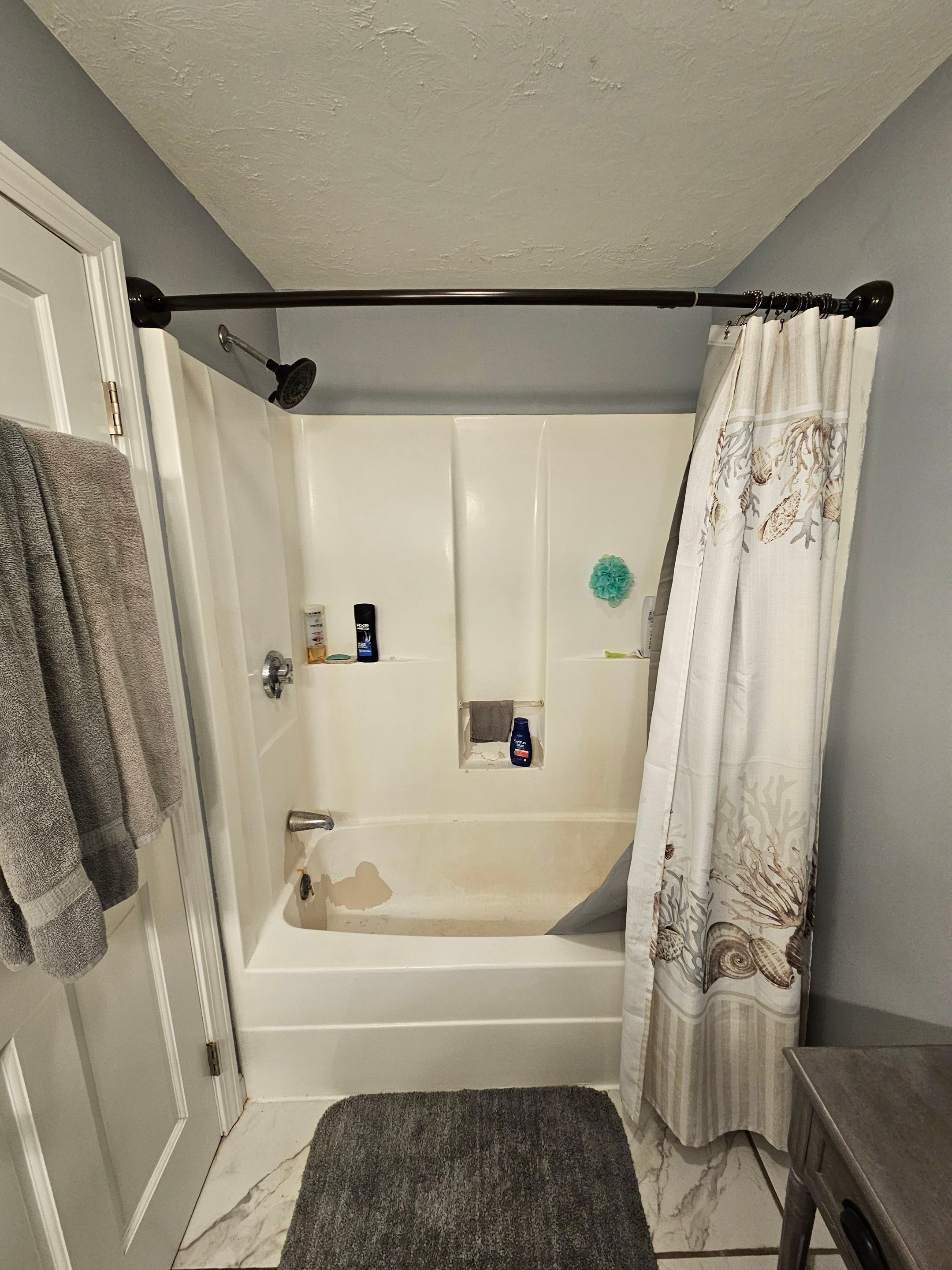Tub to Walk-In Shower Installation in Millville, MA by Yankee Home Improvement
