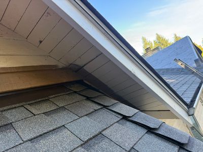 Residential Roof Repair in Progress in Bremerton, WA