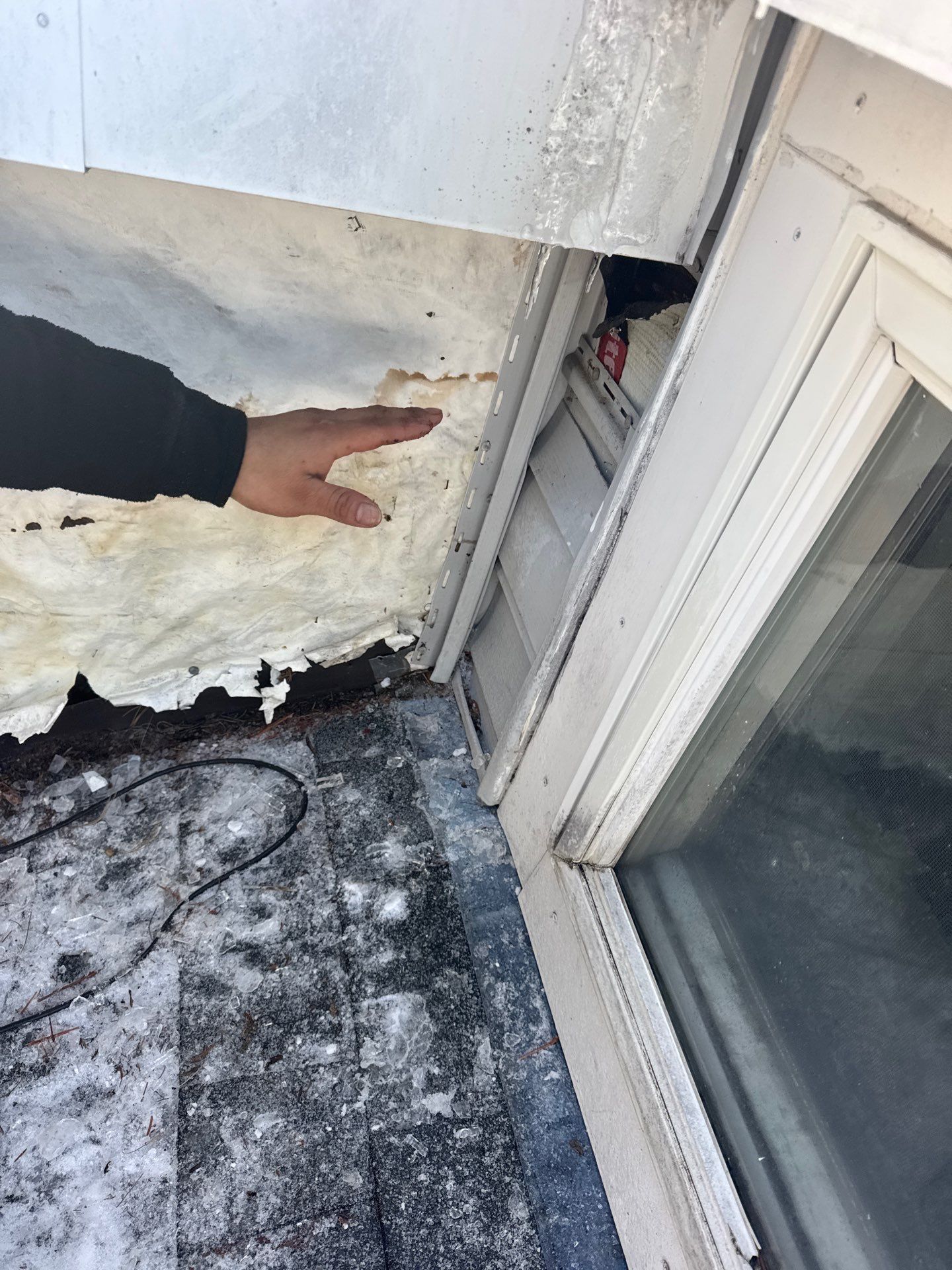 Ice Dam Removal, Snow Removal & Sidewall Flashing Repair in Acton, MA by Mighty Dog Roofing of Greater Middlesex County
