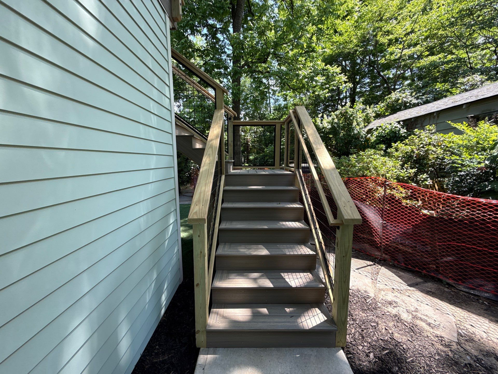 Atlanta, GA Trex Deck Build, Under-Decking, and Framed-In Walls  by Nelson Exteriors 