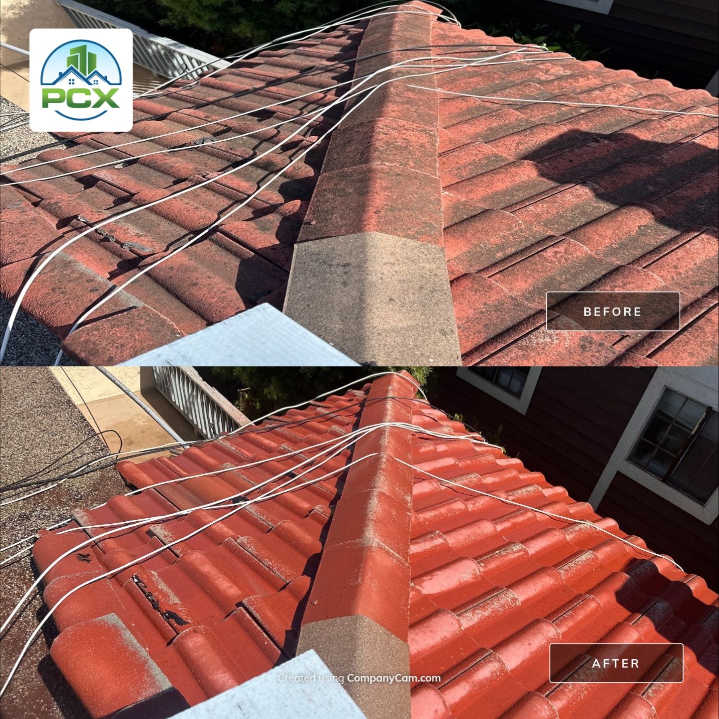 Roof Maintenance Cleaning by Property Cleaning Experts, LLC