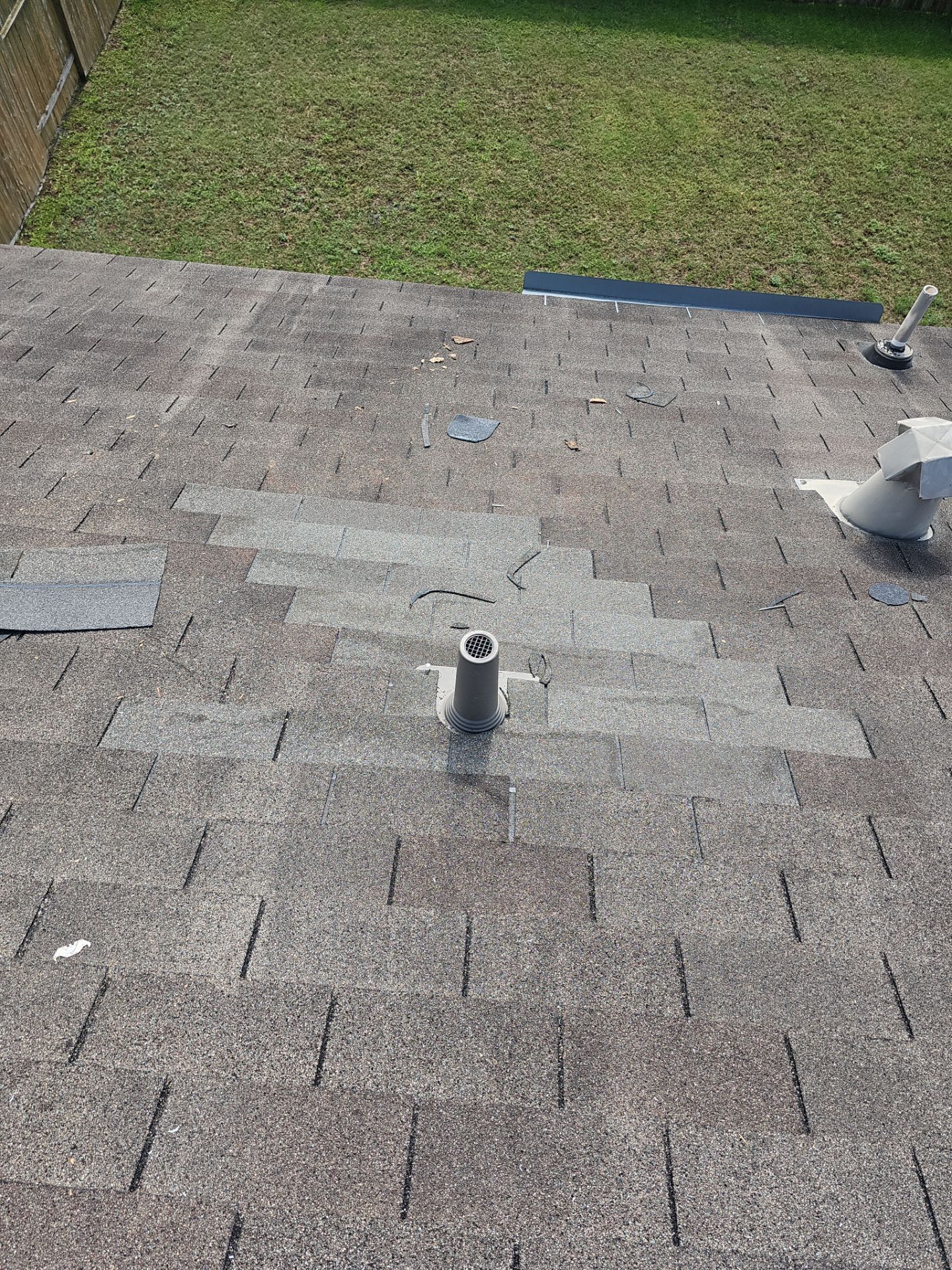 Hail Damage using Owen's Corning Duration (Lifetime) Shingles by Roof Repair Company