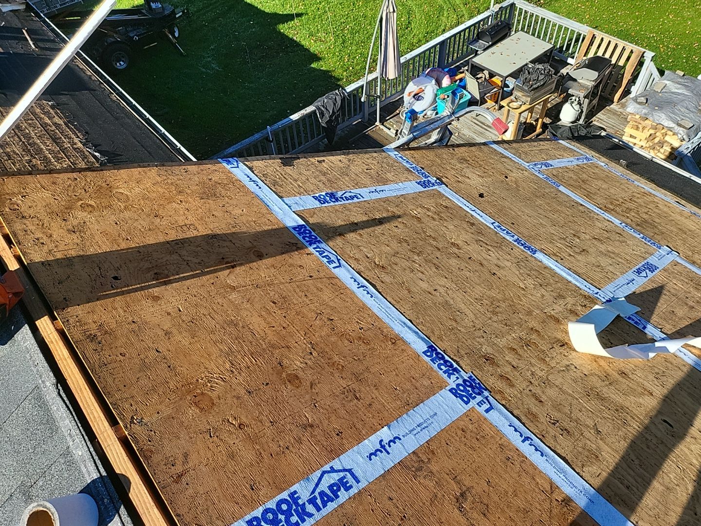 Residential Roofing Installation using Owens Corning TruDefinition Estate Gray by A Plus Exterior