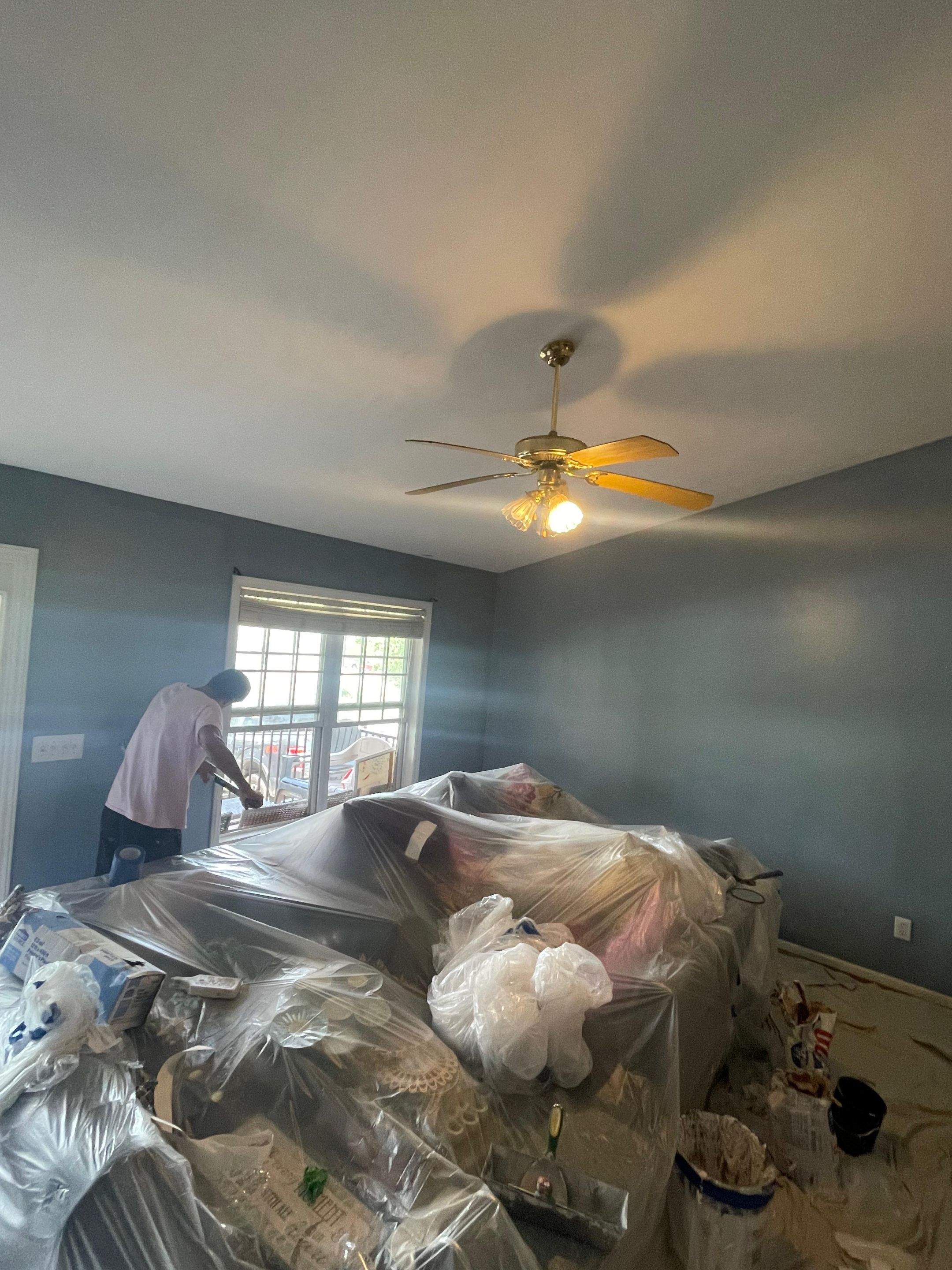 Roof replacement and interior repair by hail and wind damage by Just Brilliant Restoration JBR