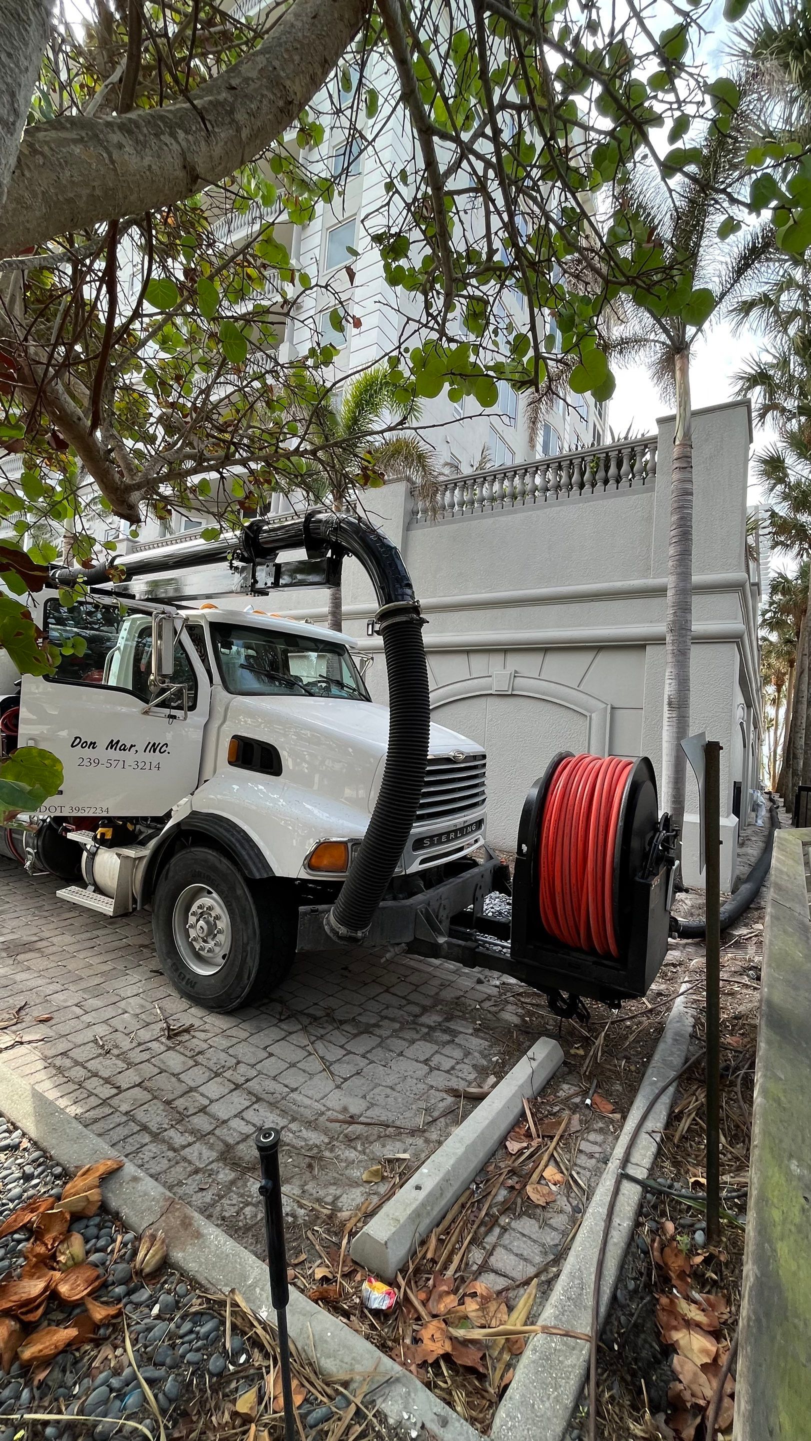 Condo Retention Ponds Filled With Sand From Hurricane Ian by Don Mar, Inc. Storm Water Solutions
