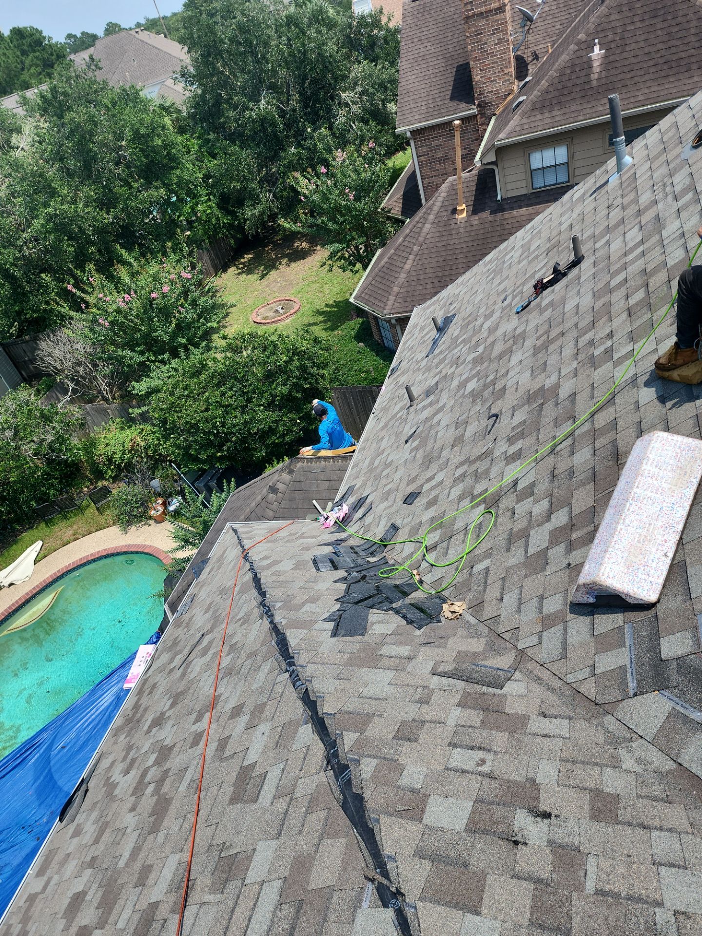 Residential Roofing Repair using Owen's Corning Duration (Lifetime) Shingles by Roof Repair Company