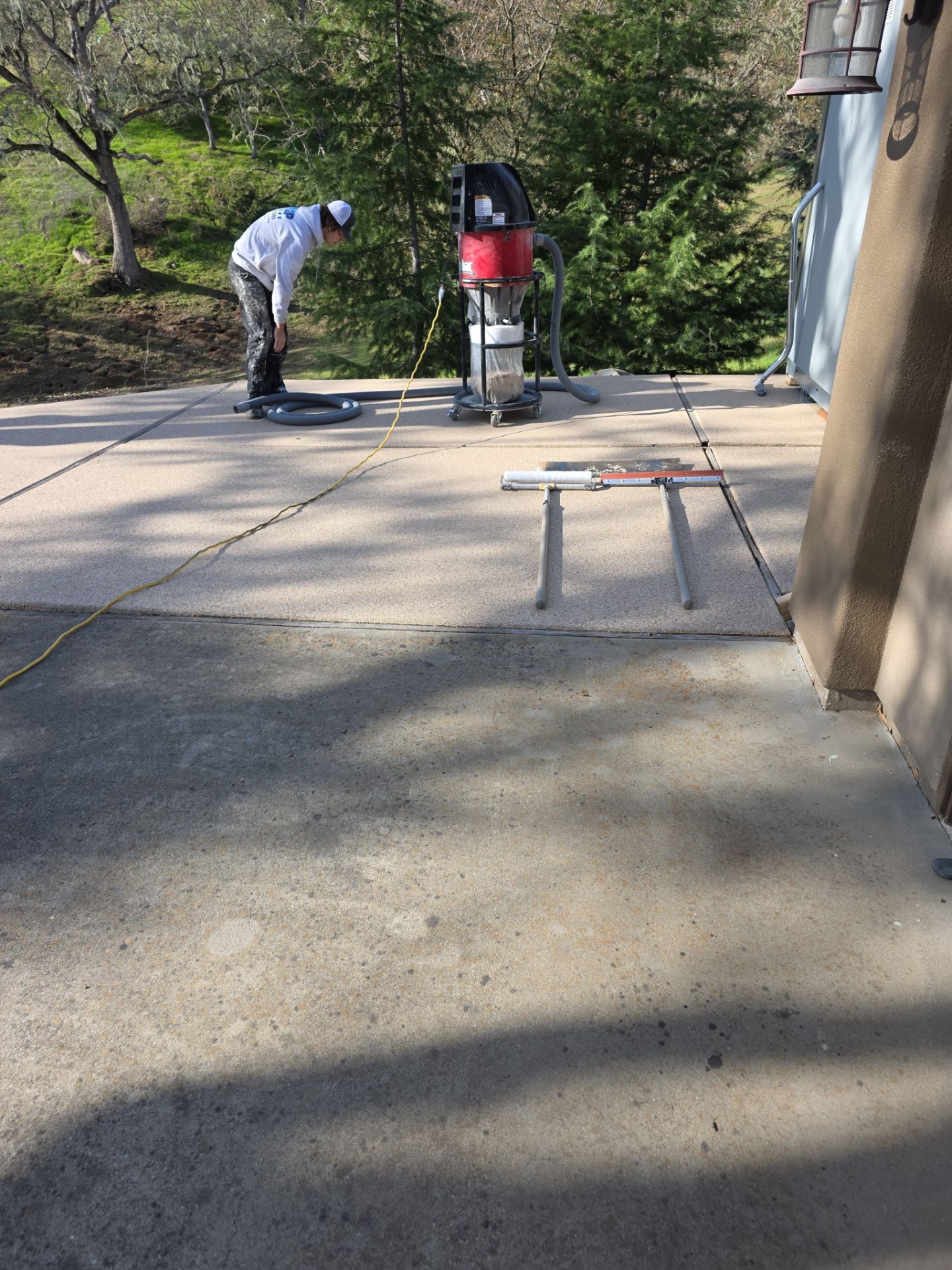 Simiron Safari Chip Concrete Coating and Front Porch Makeover in Atascadero by MGP Coatings