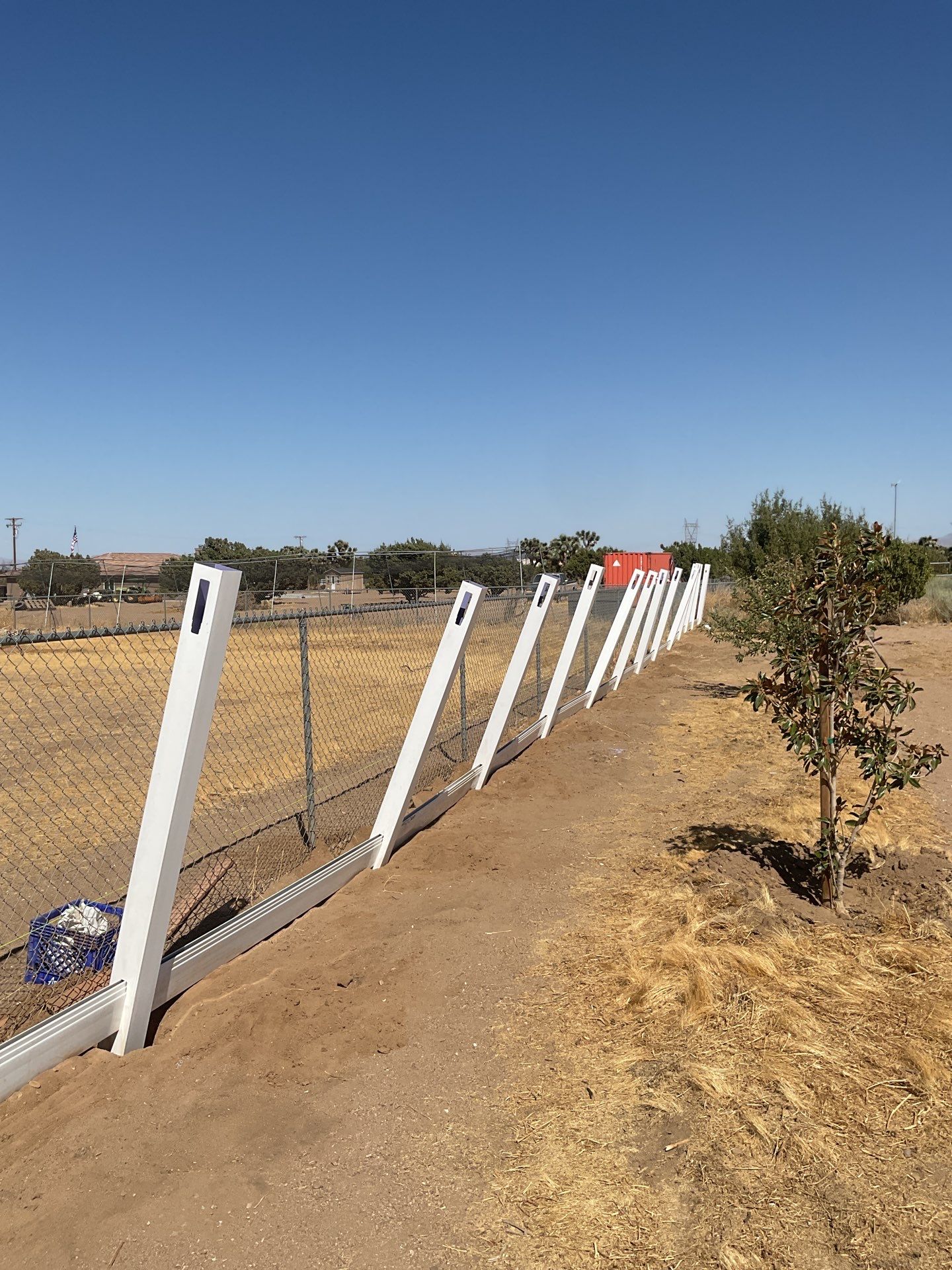 Fence Installation using Vinyl by Fence Guys Inc. 